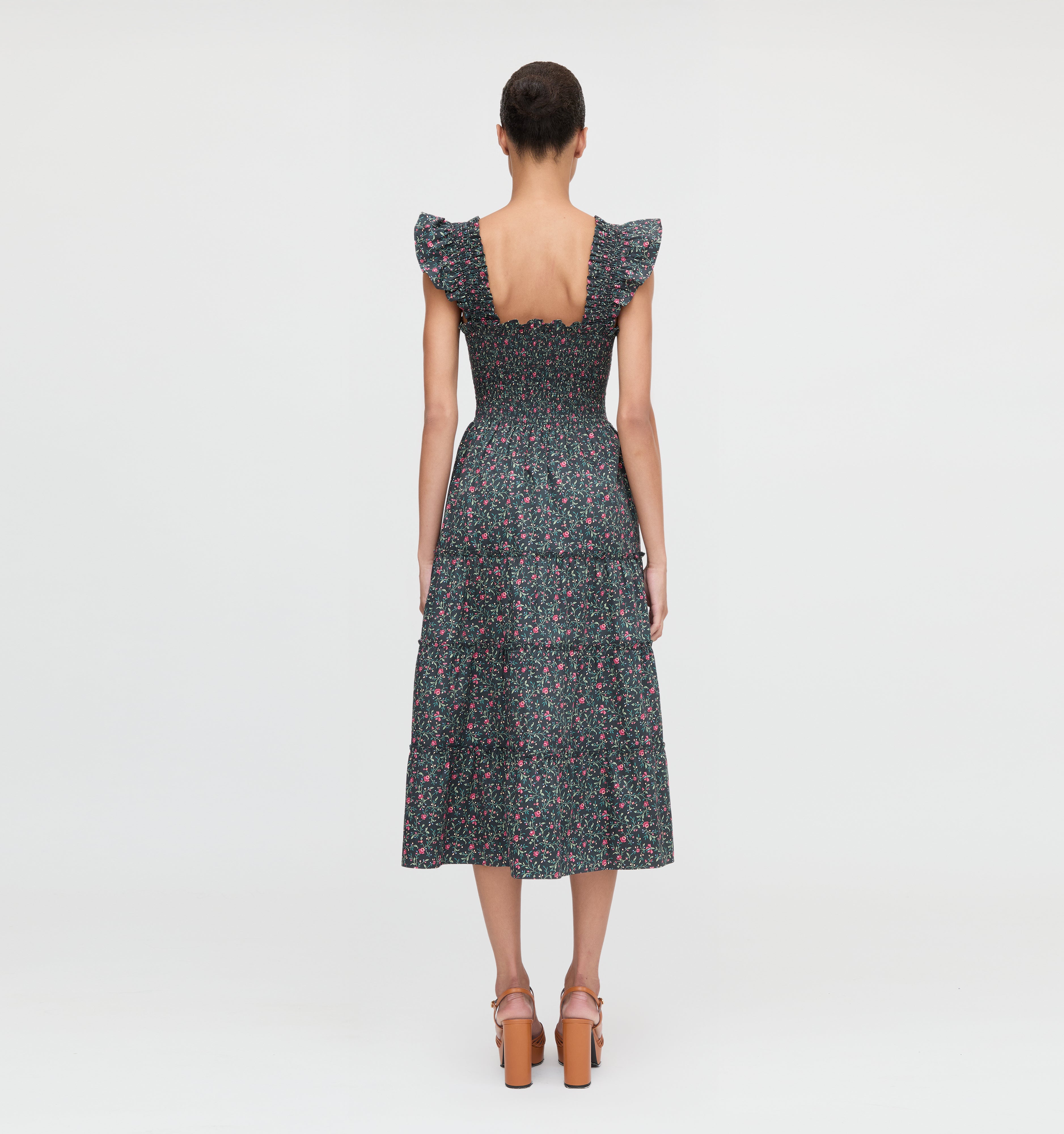 The Ellie Nap Dress in Florentine Ditsy color: Florentine Ditsy