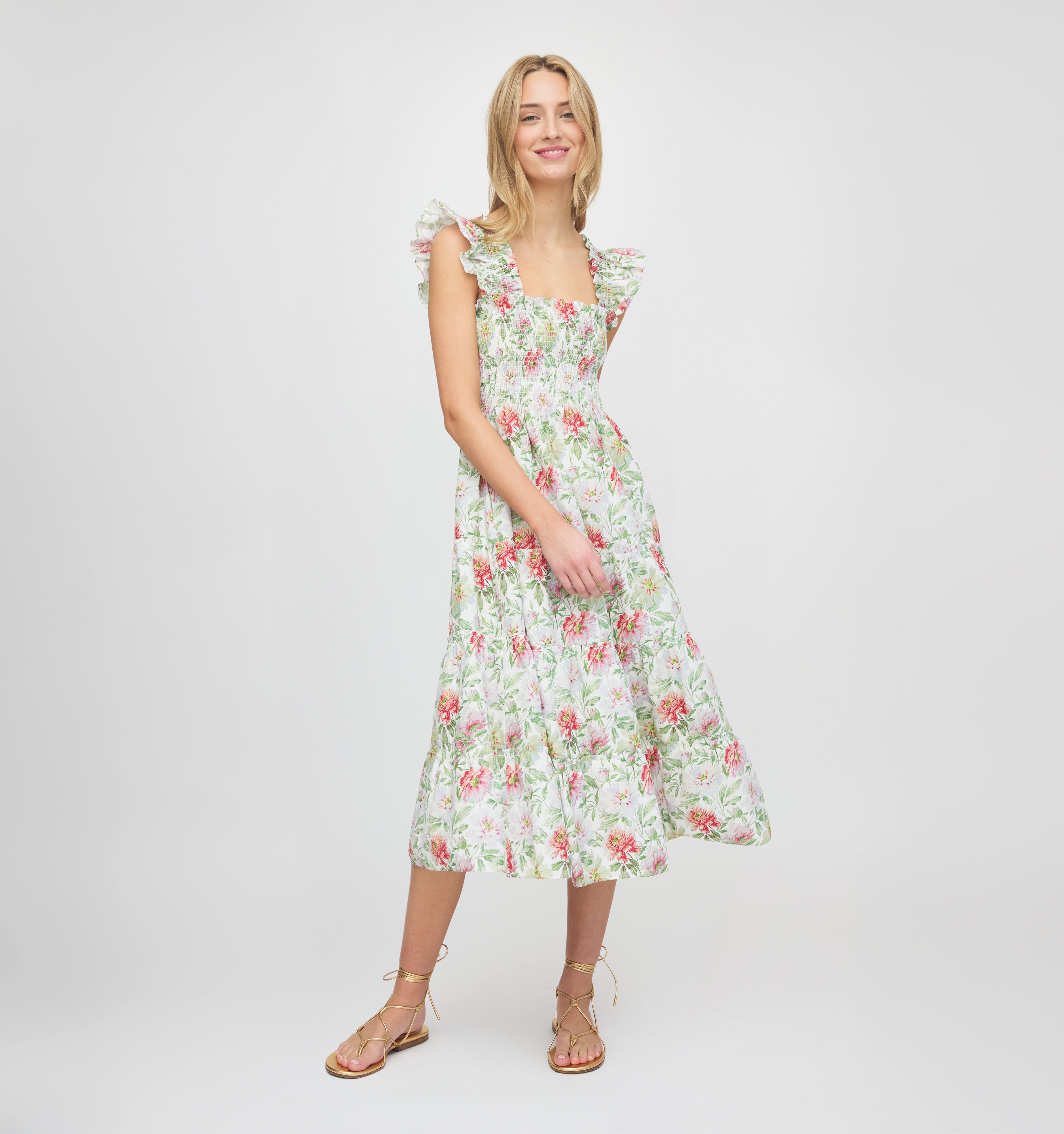 The Ellie Nap Dress - Peony Chintz