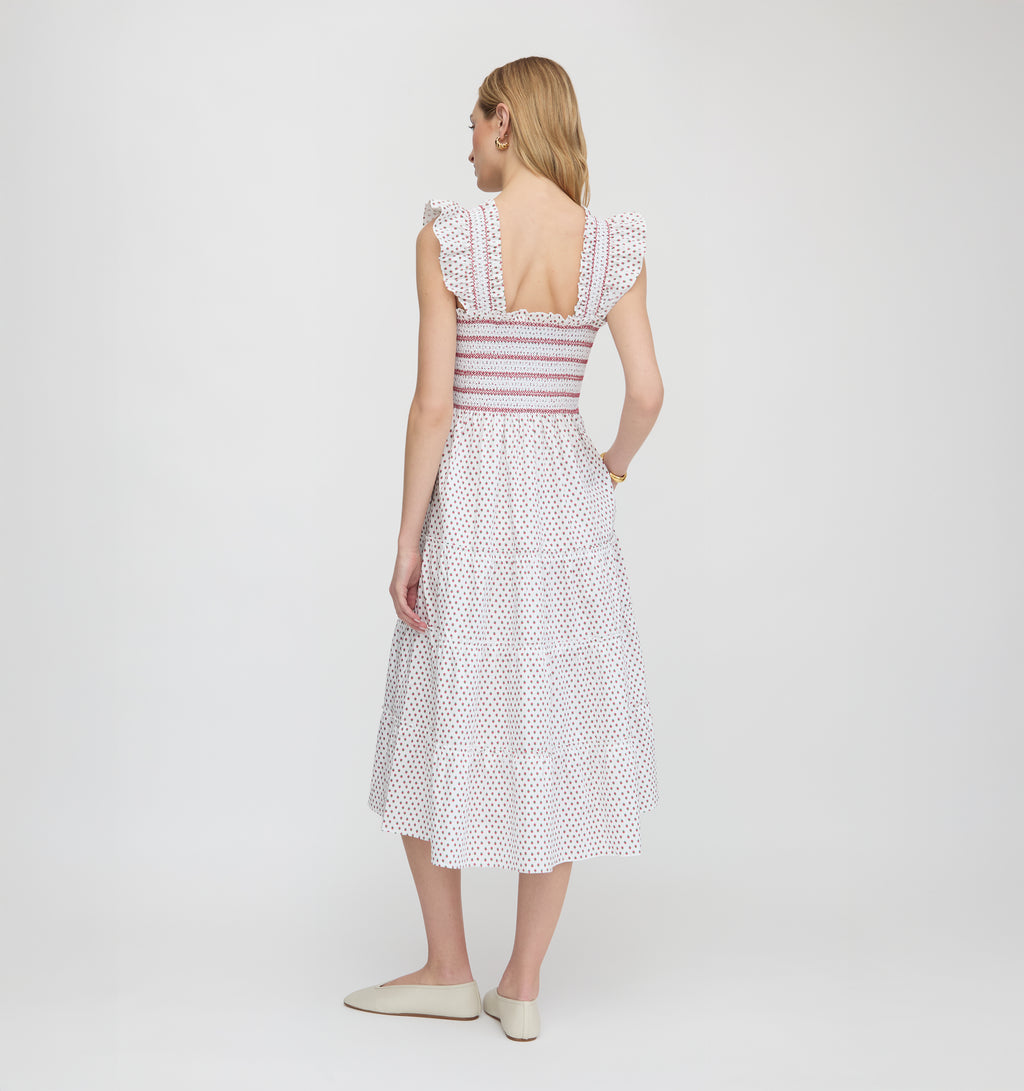 white flowy halter dress ROSELANI HALTER FLOWY MINI DRESS main image 0