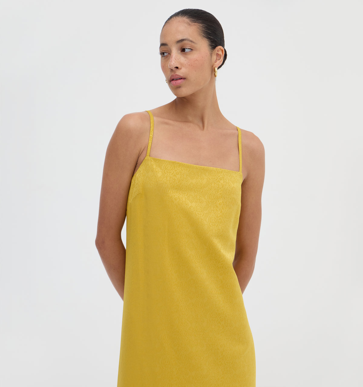 The Erini Dress -  Regent Paisley Burnt Ochre