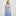 The Ezra Dress - Blue Floral Batik Stripe