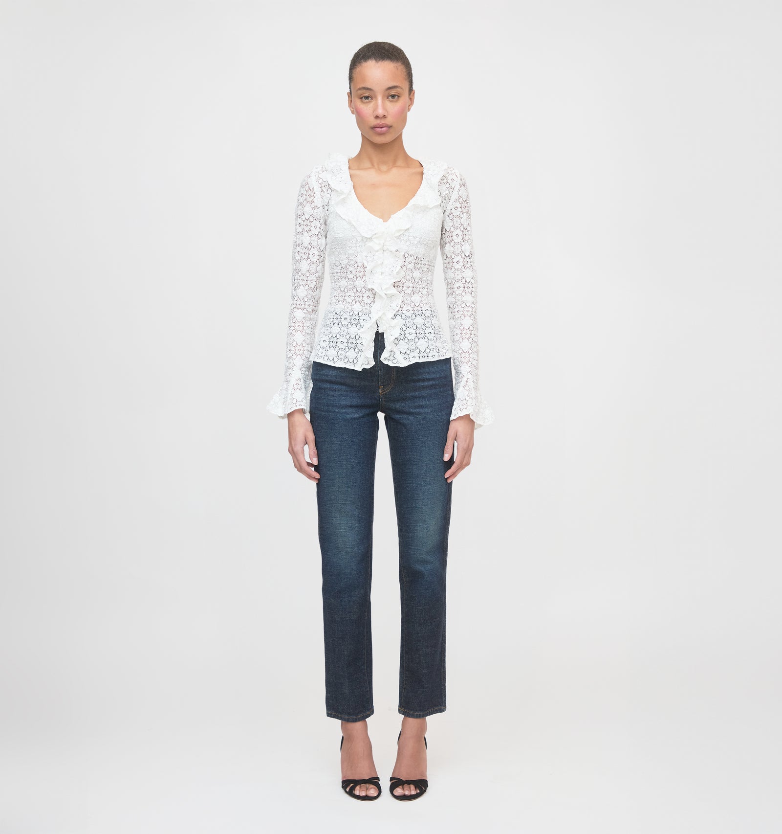 The Gabriella Top - White Lace
