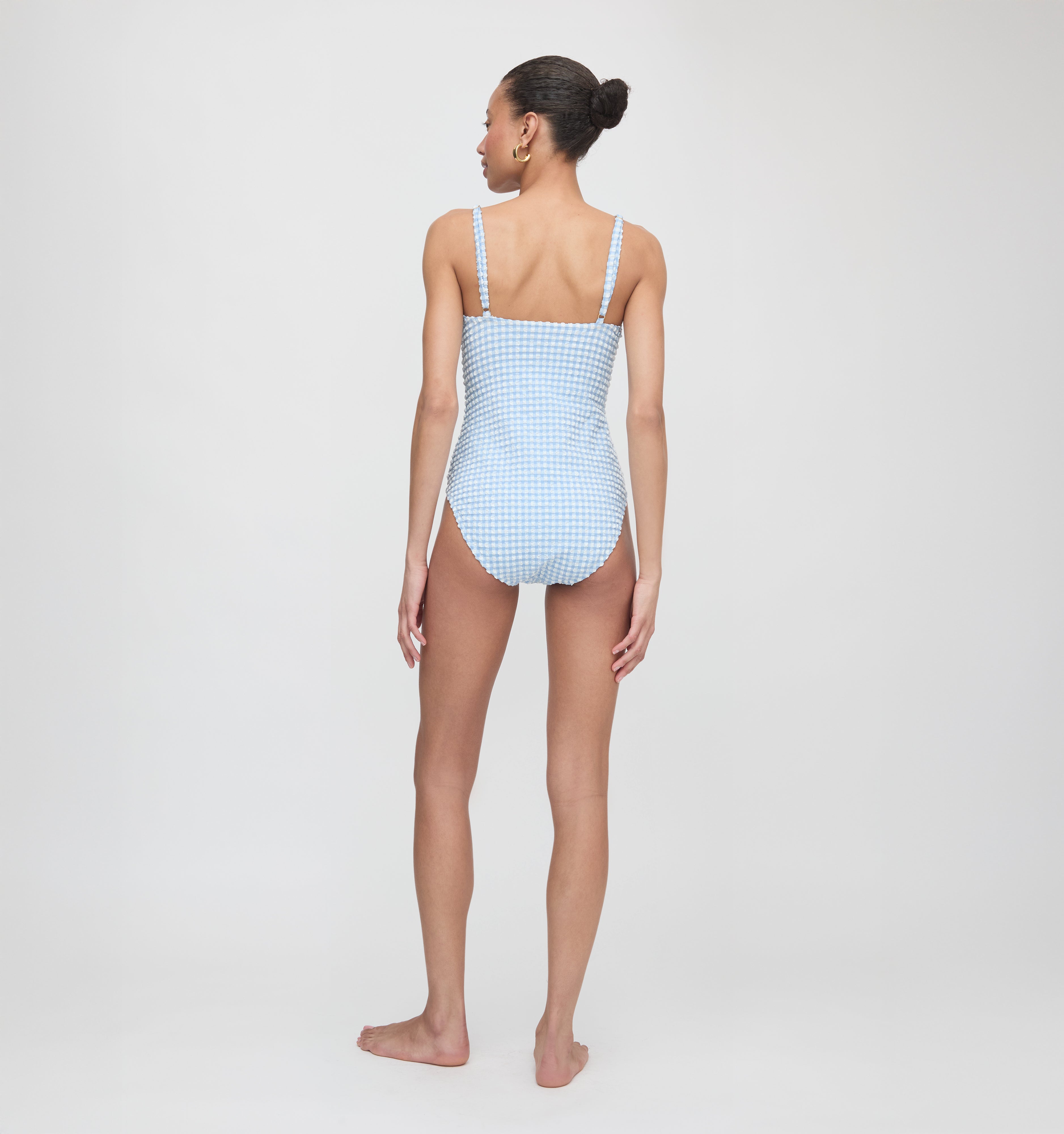 The Giana One Piece - Blue Gingham – Hill House Home