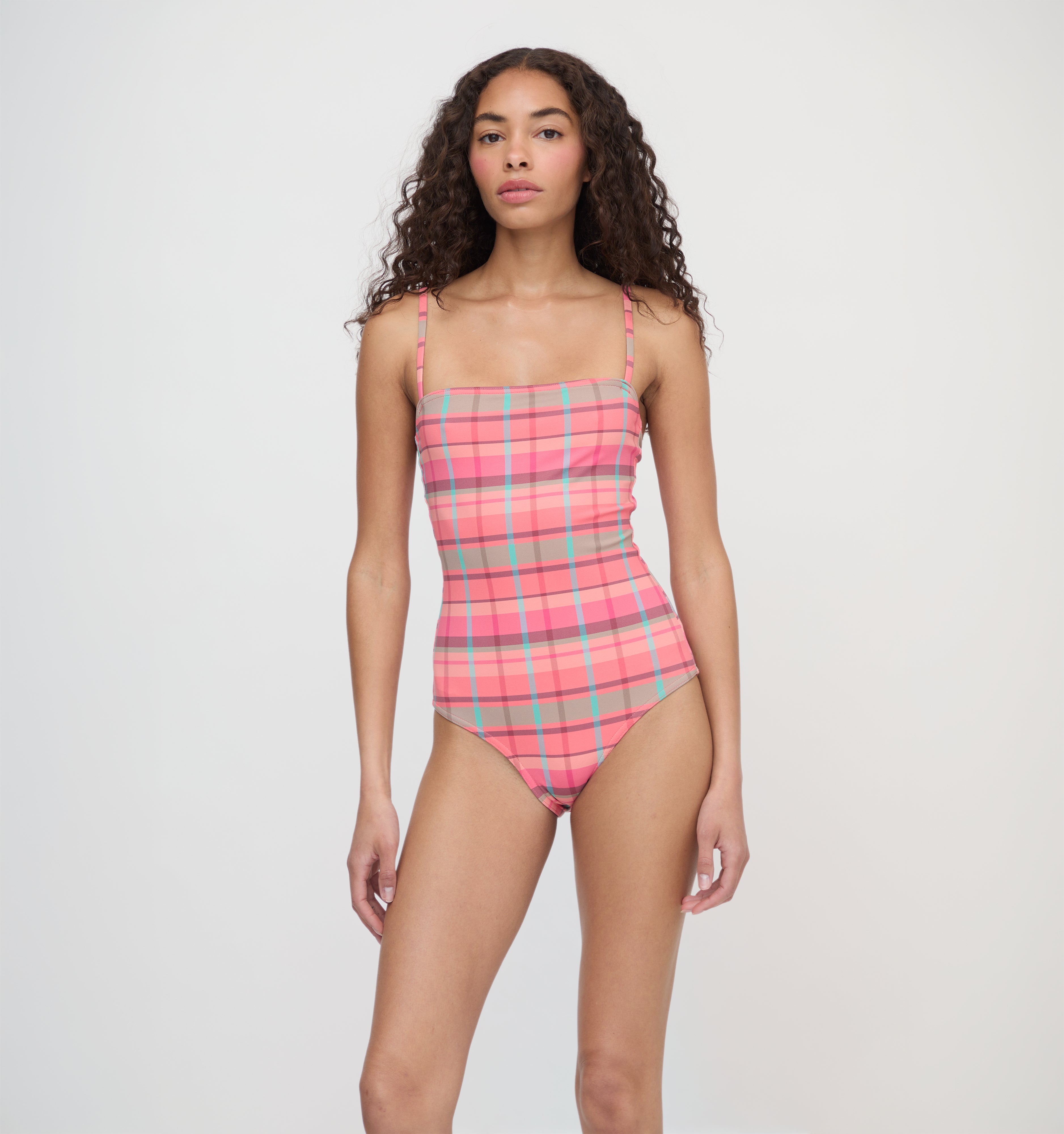 The Giana One Piece - Sunset Gingham – Hill House Home