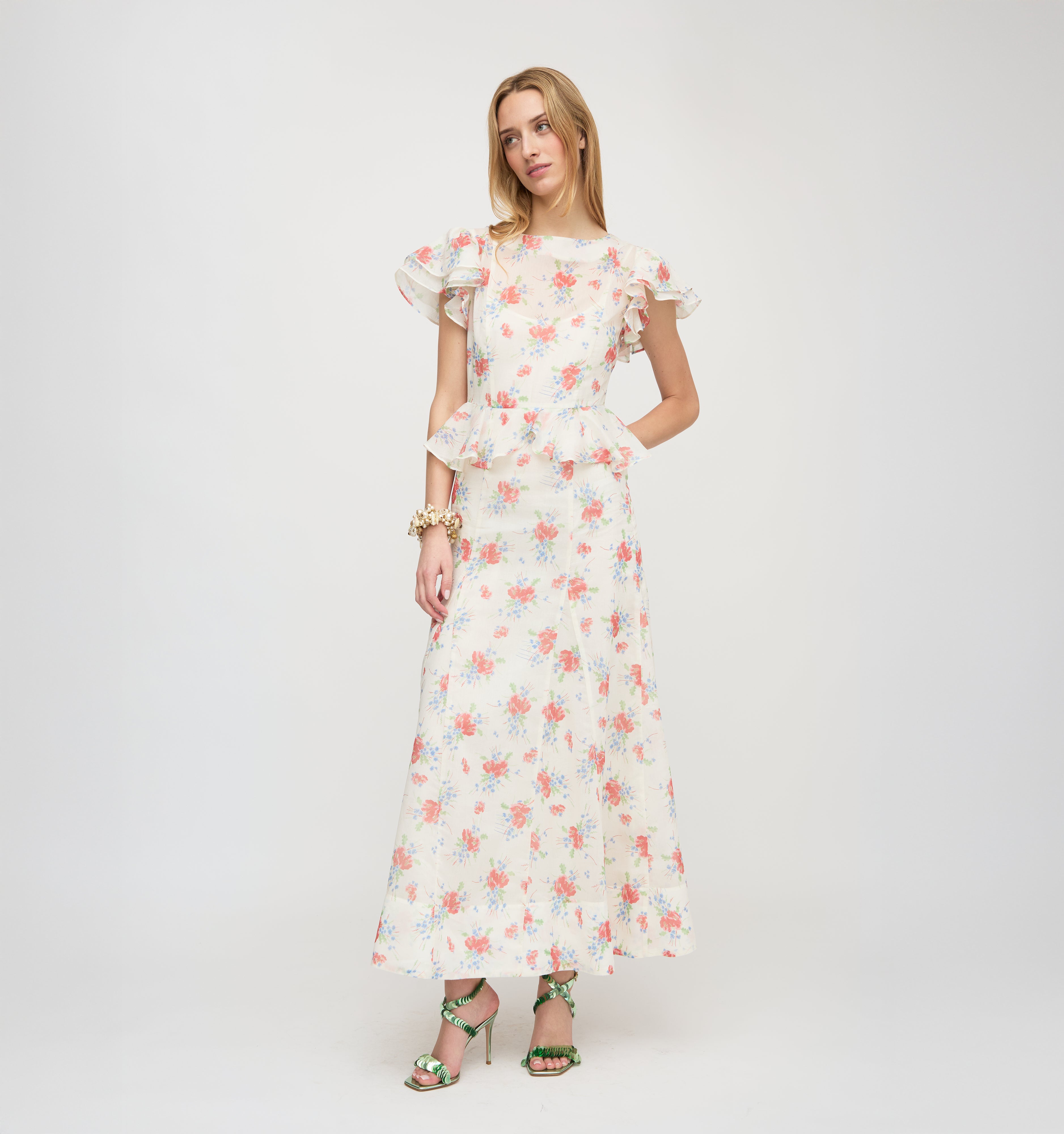 The Halston Dress - Sunburst Blossoms – Hill House Home