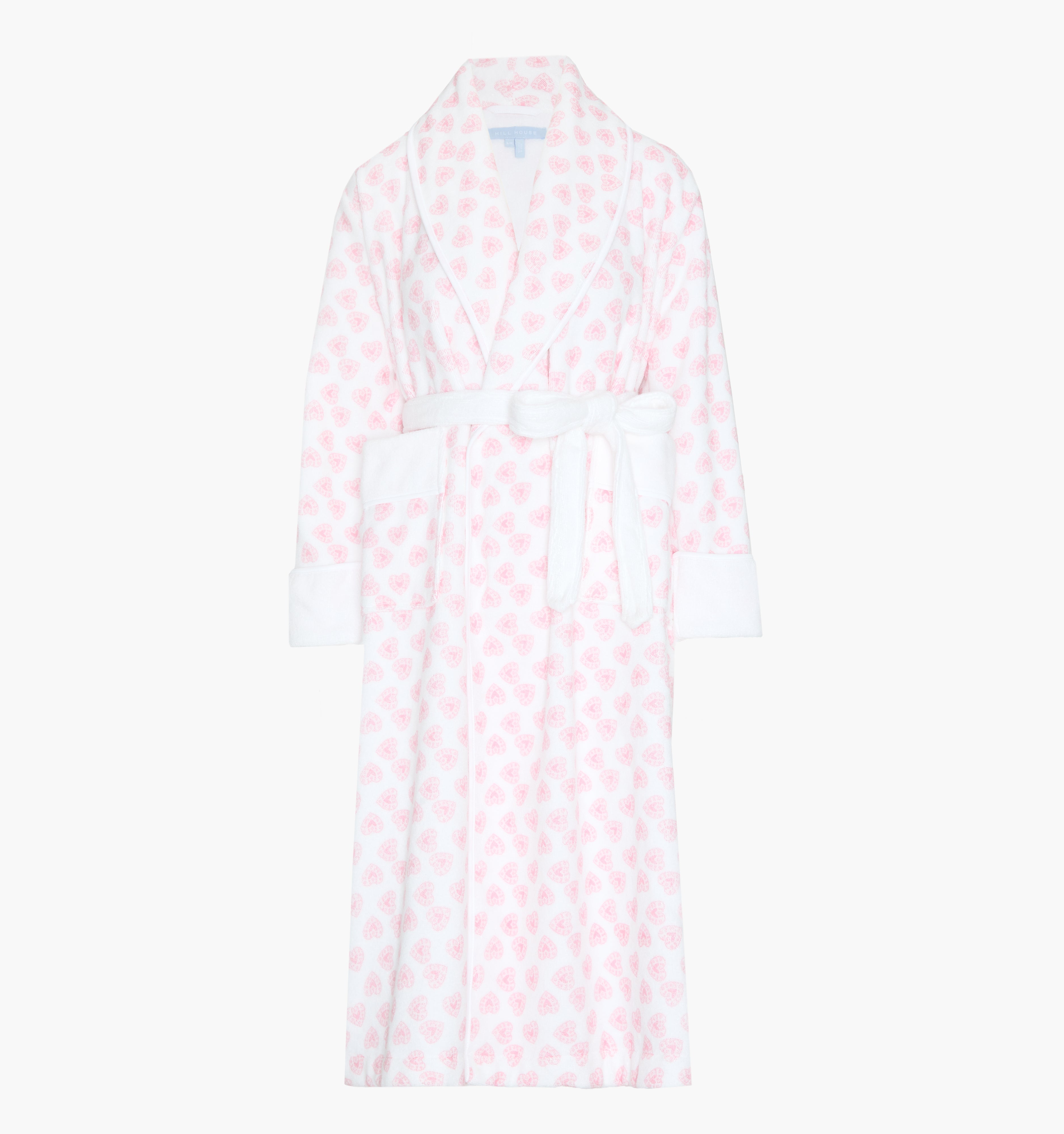 The Hotel Robe - Pink Doily Heart