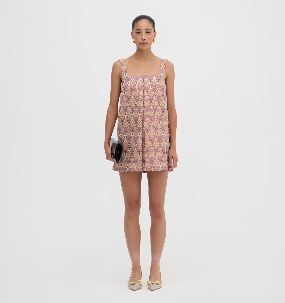 The Jasper Dress -  Pimlico Foulard Ivory Multi