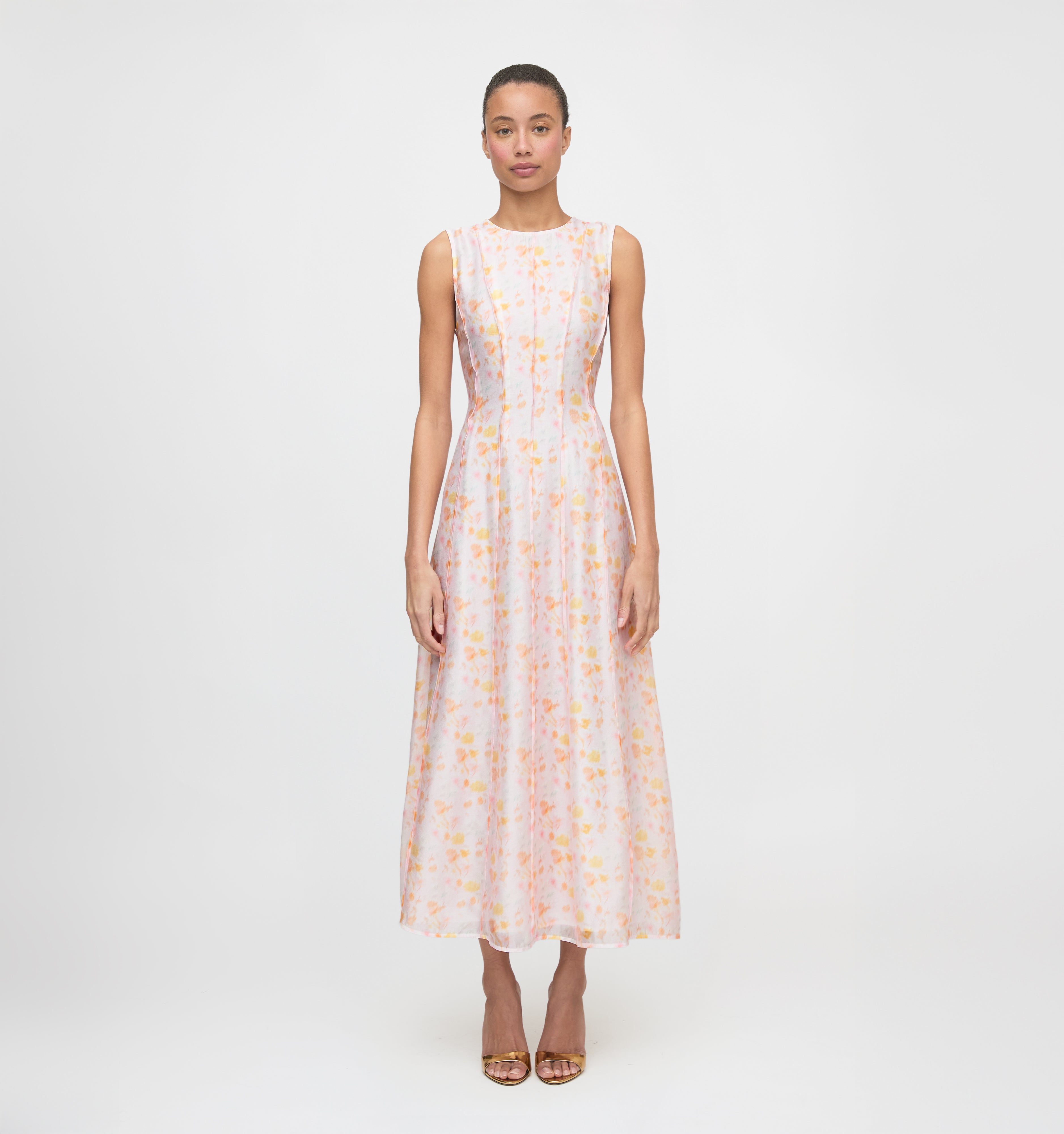 The Leanne Dress - Sunwashed Petals