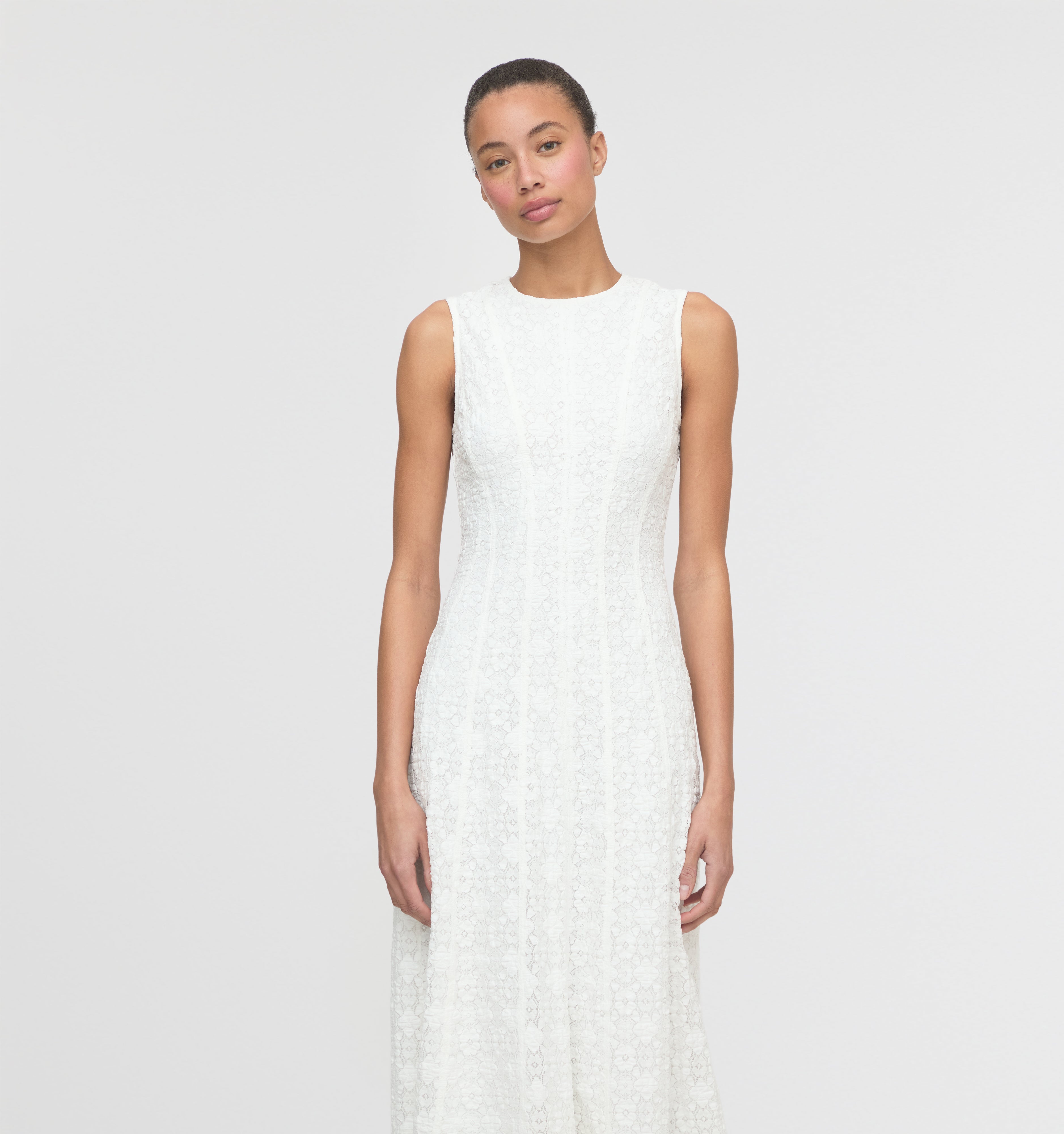 The Leanne Dress - White Lace – Hill House Home