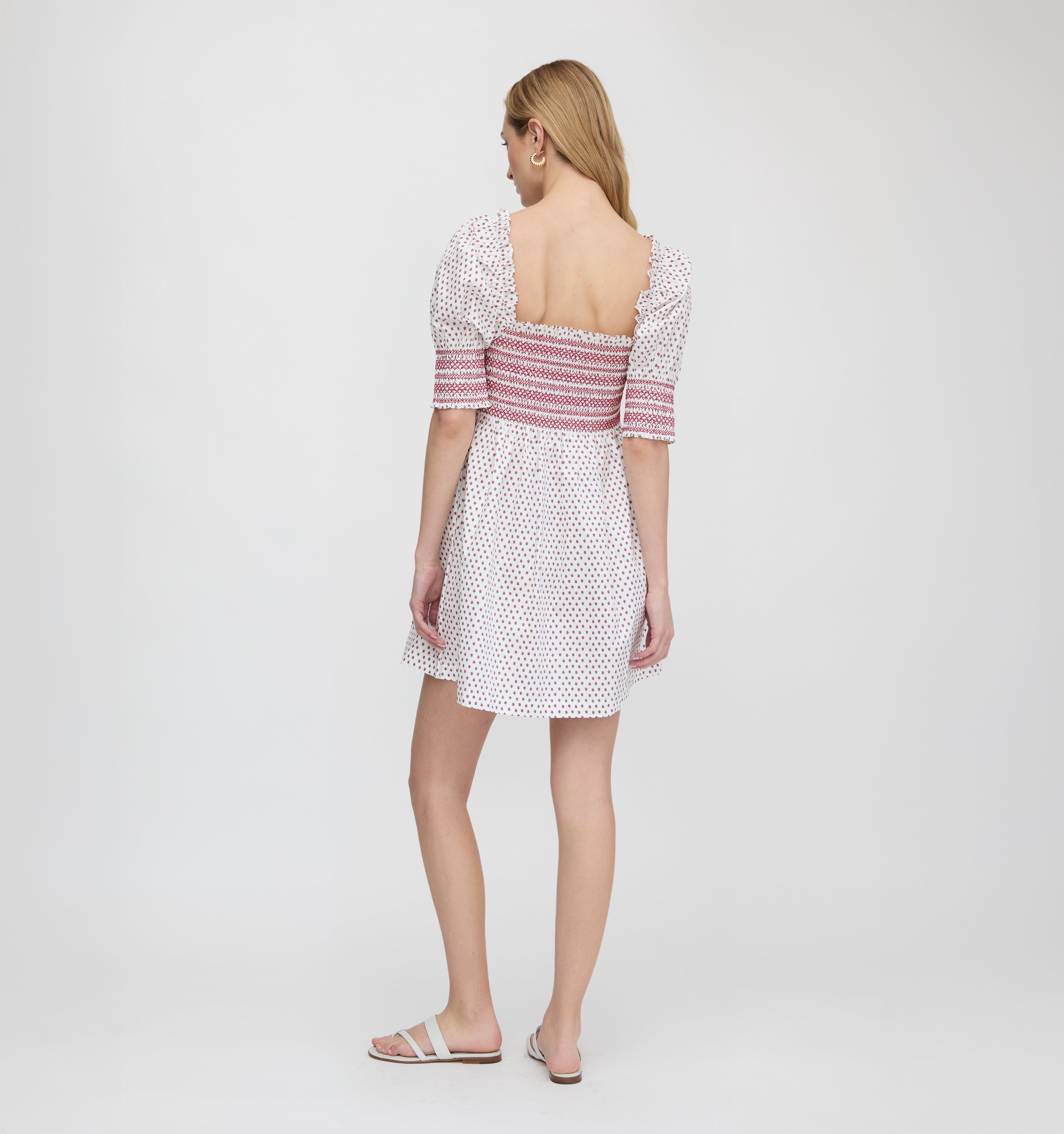 The Lila Nap Dress - White Poppy Half Drop – Hill House Home