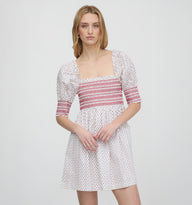 The Lila Nap Dress - White Poppy Half Drop – Hill House Home