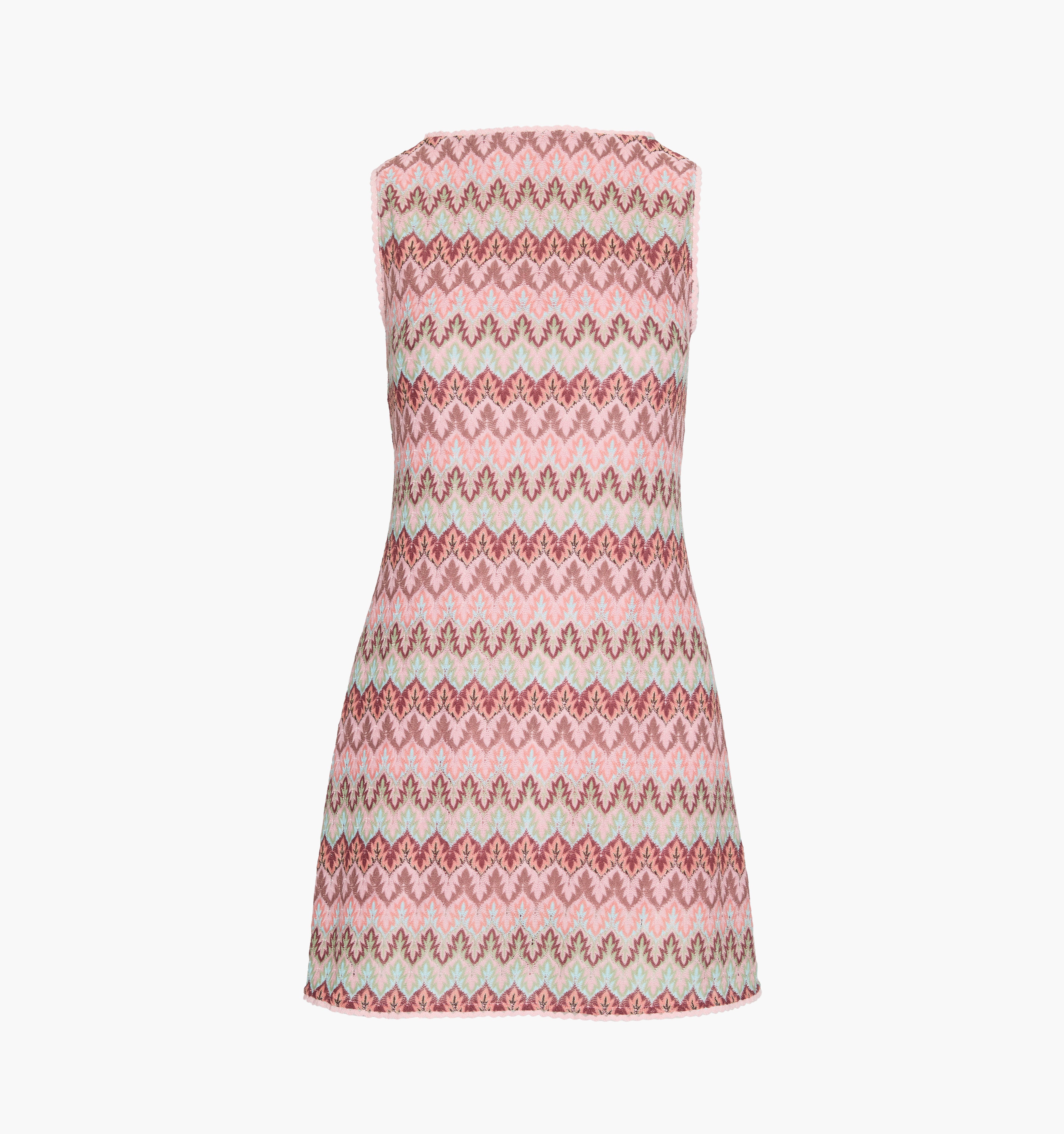 The Lisandra Dress - Pink Multi Smooth Shimmer Knit – Hill House Home