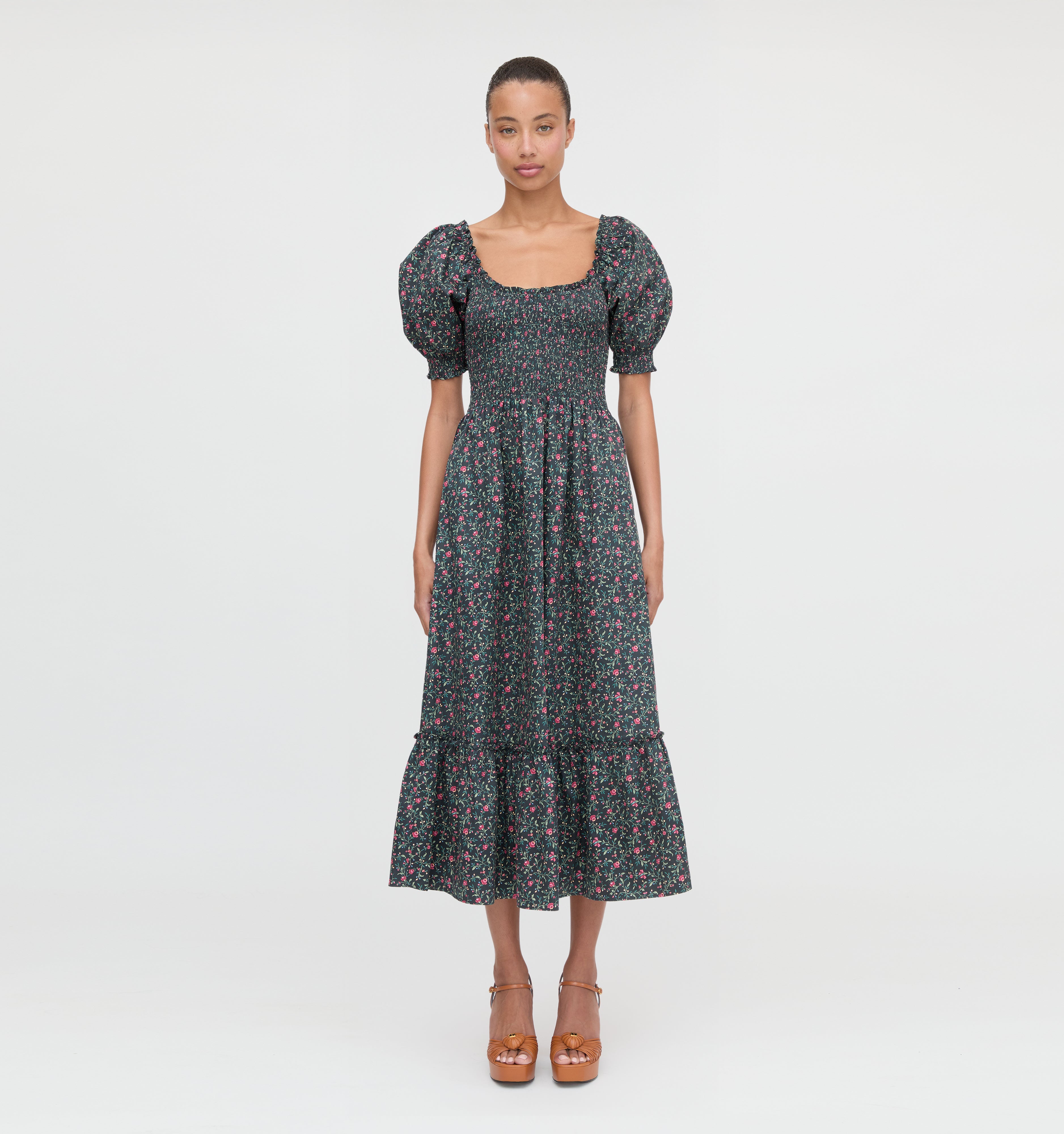 The Louisa Nap Dress - Florentine Ditsy – Hill House Home