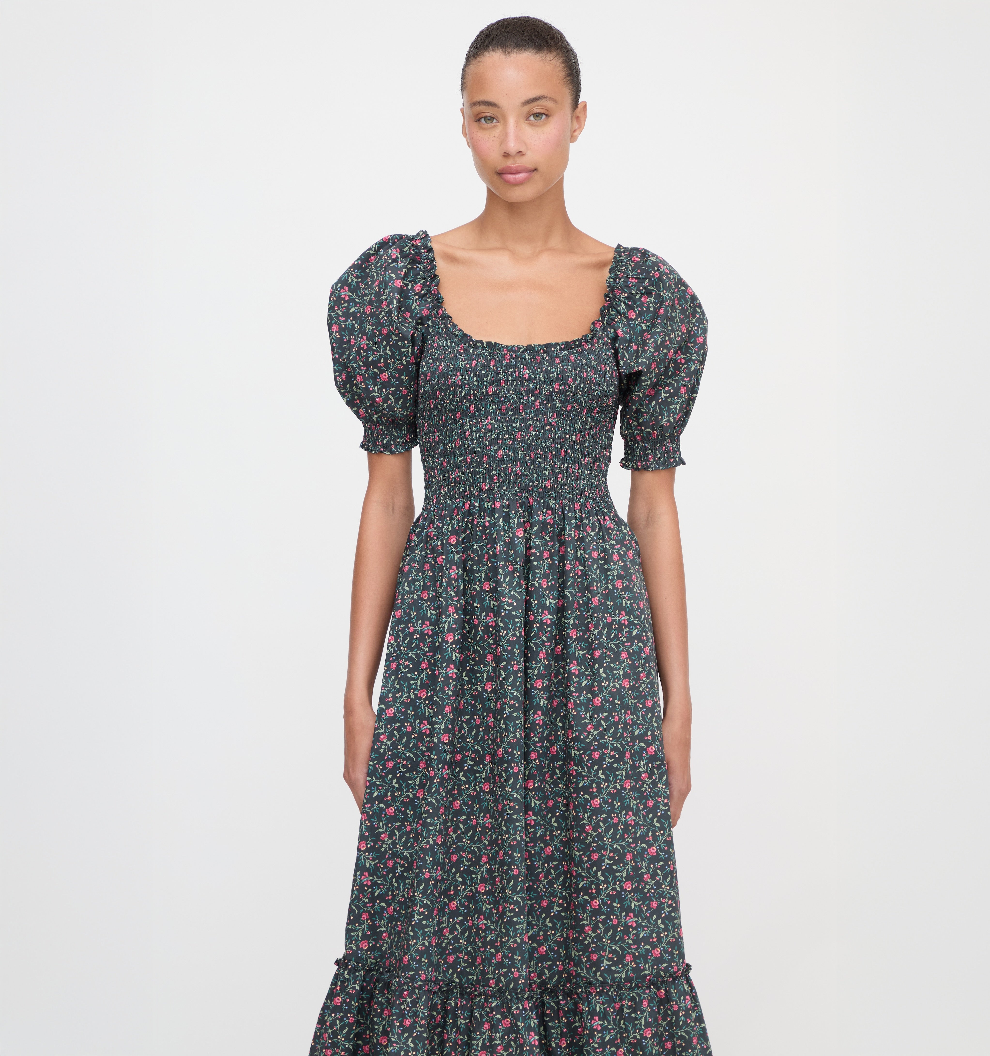 The Louisa Nap Dress - Florentine Ditsy – Hill House Home