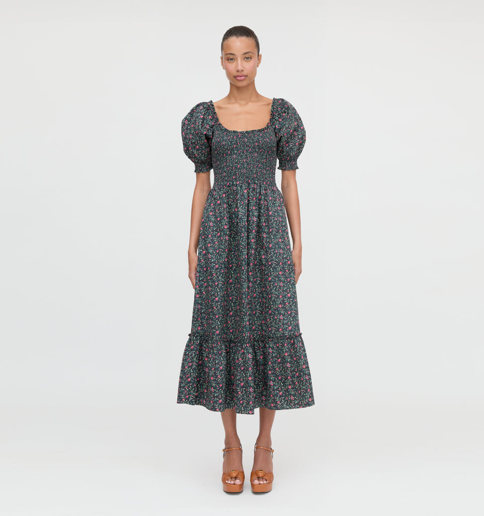 open lace back dress Hyacinth House Lilac Ditsy Floral Mini Louisa Dress Lilac Ditsy Floral / XXL main image 0