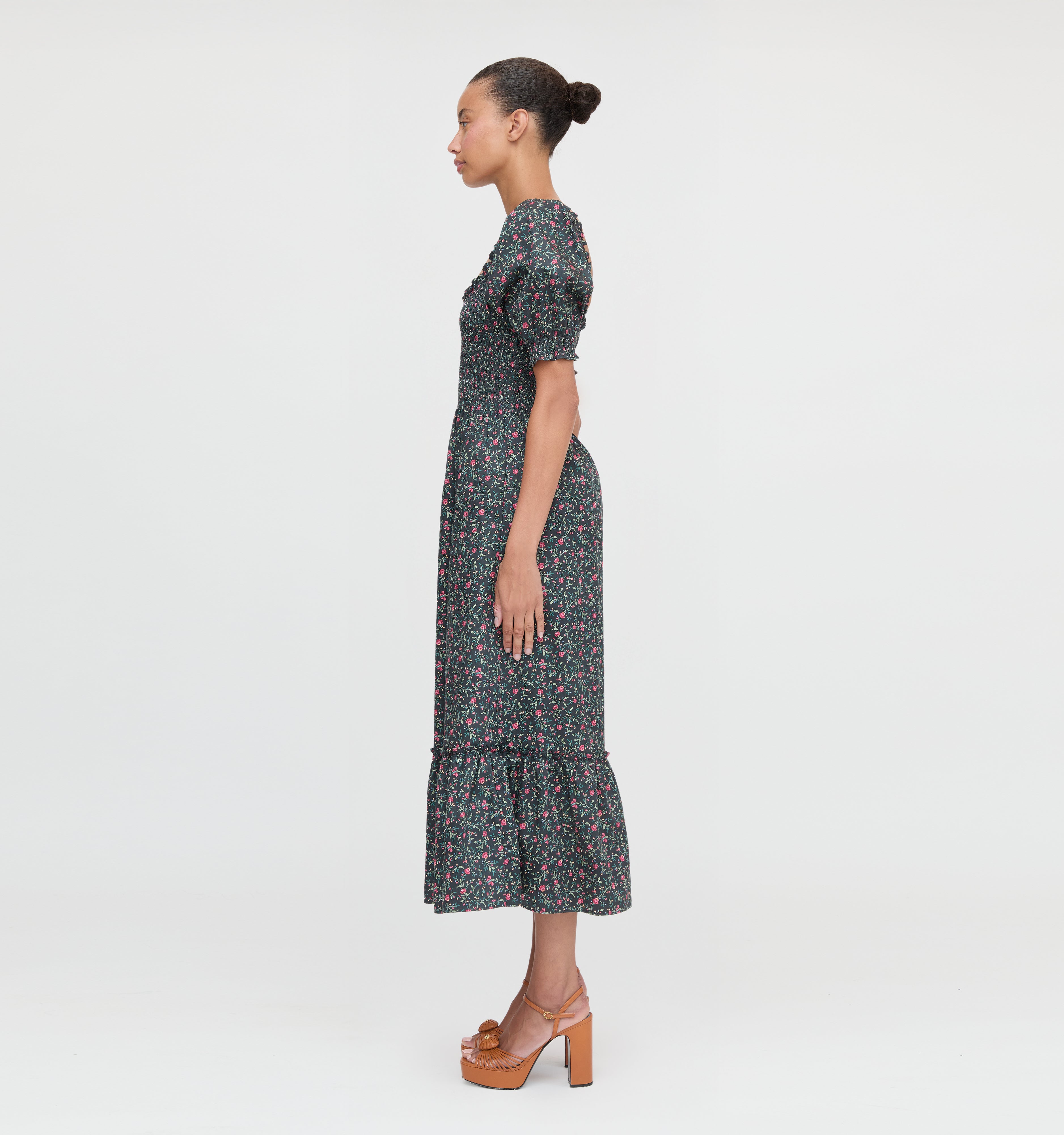 The Louisa Nap Dress in Florentine Ditsy color: Florentine Ditsy