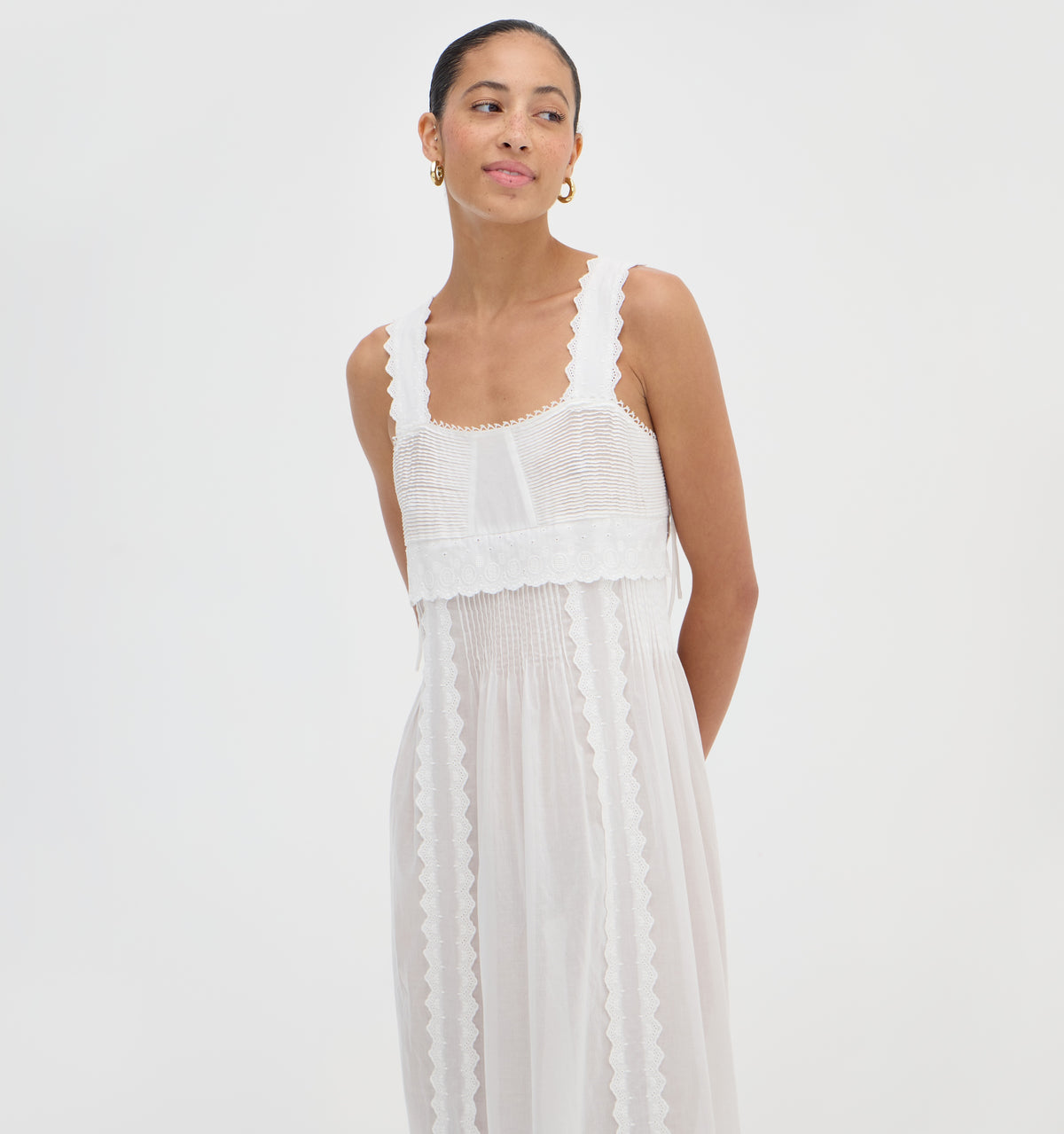 The Lux Nightgown - Pure White