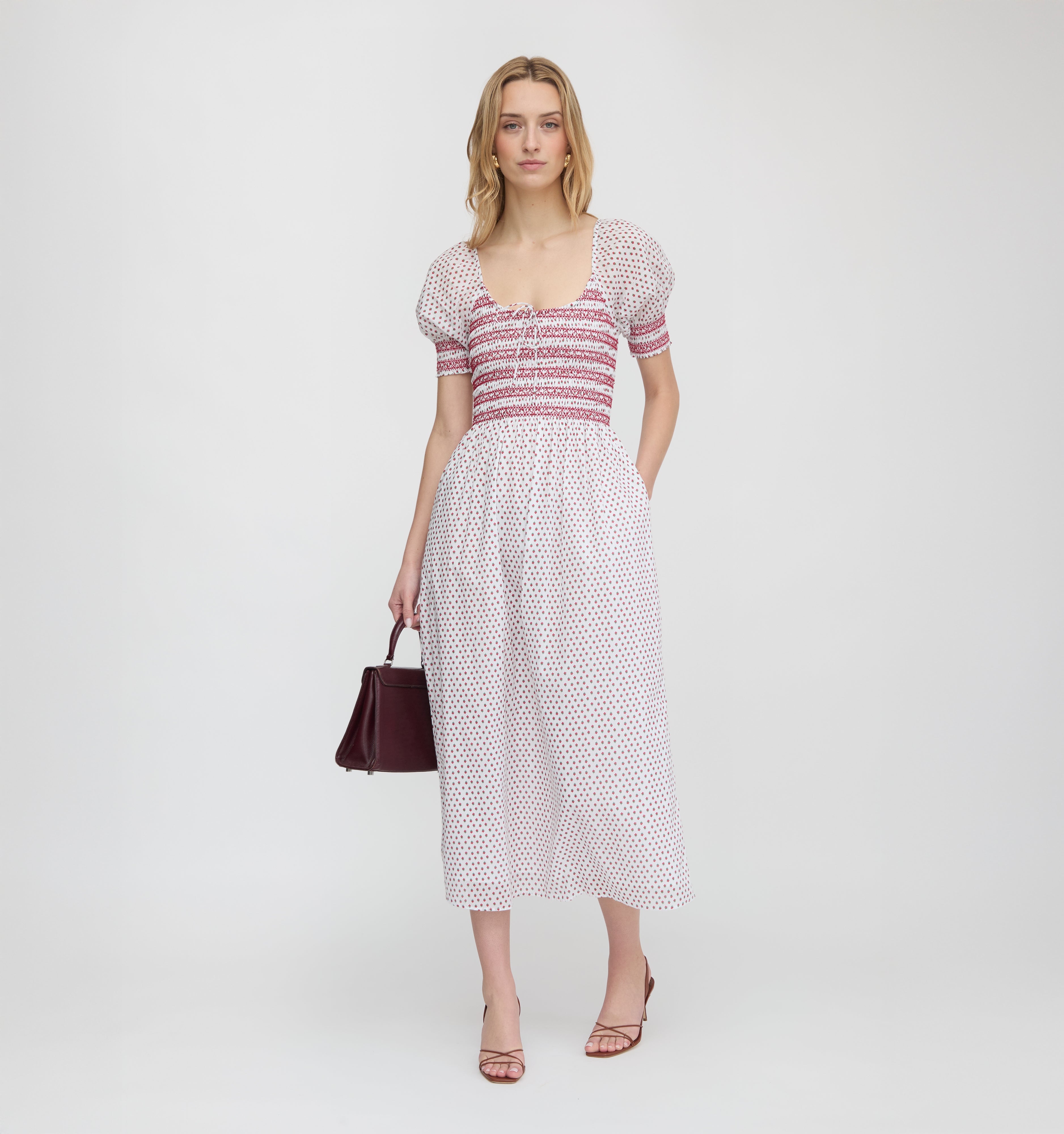 The Madeline Nap Dress - Peony Chintz – Hill House Home