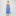The Margot Dress - Blue Arcadia Border