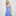 The Margot Dress - Blue Arcadia Border