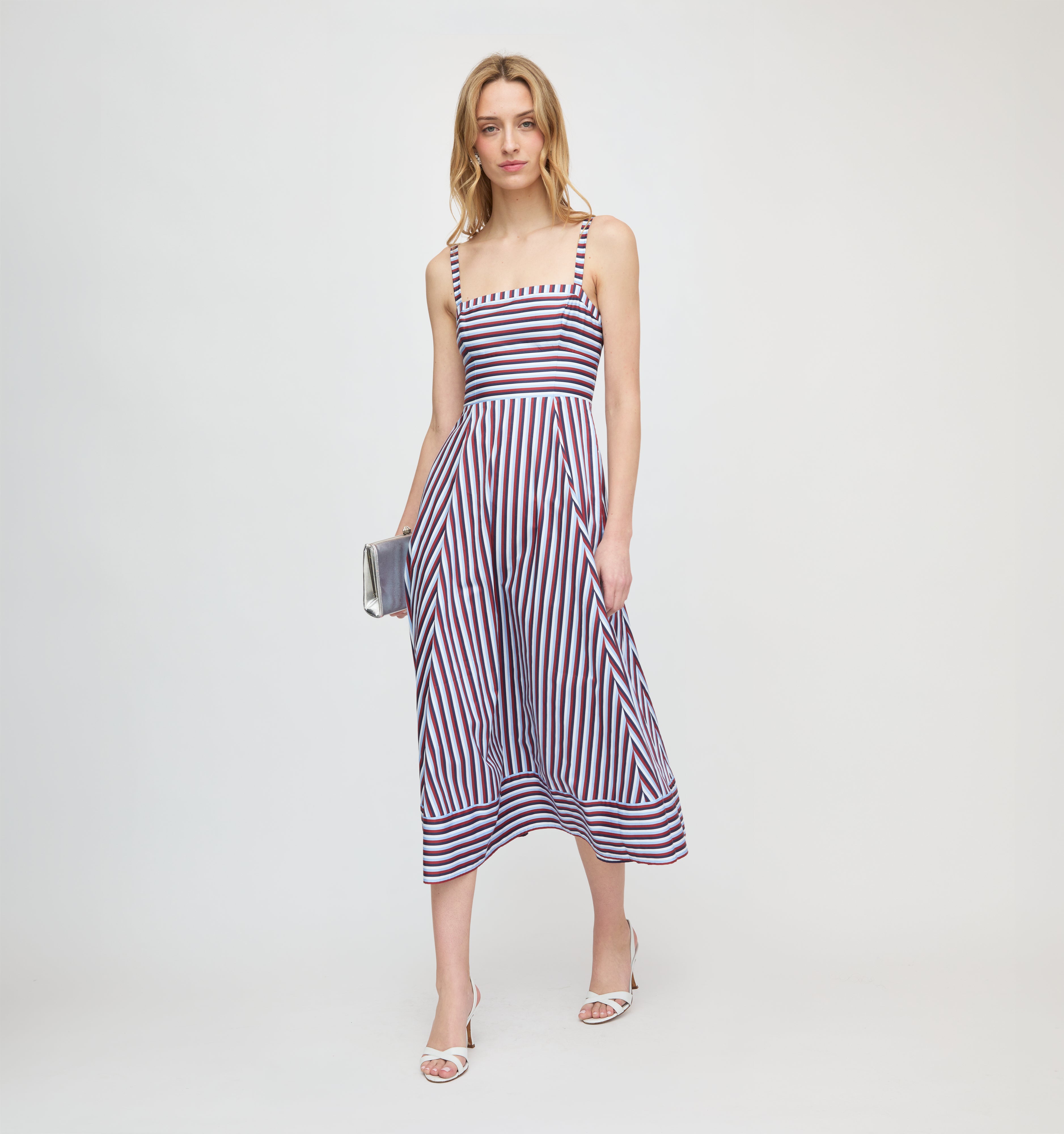 The Margot Dress - Firecracker Stripe – Hill House Home