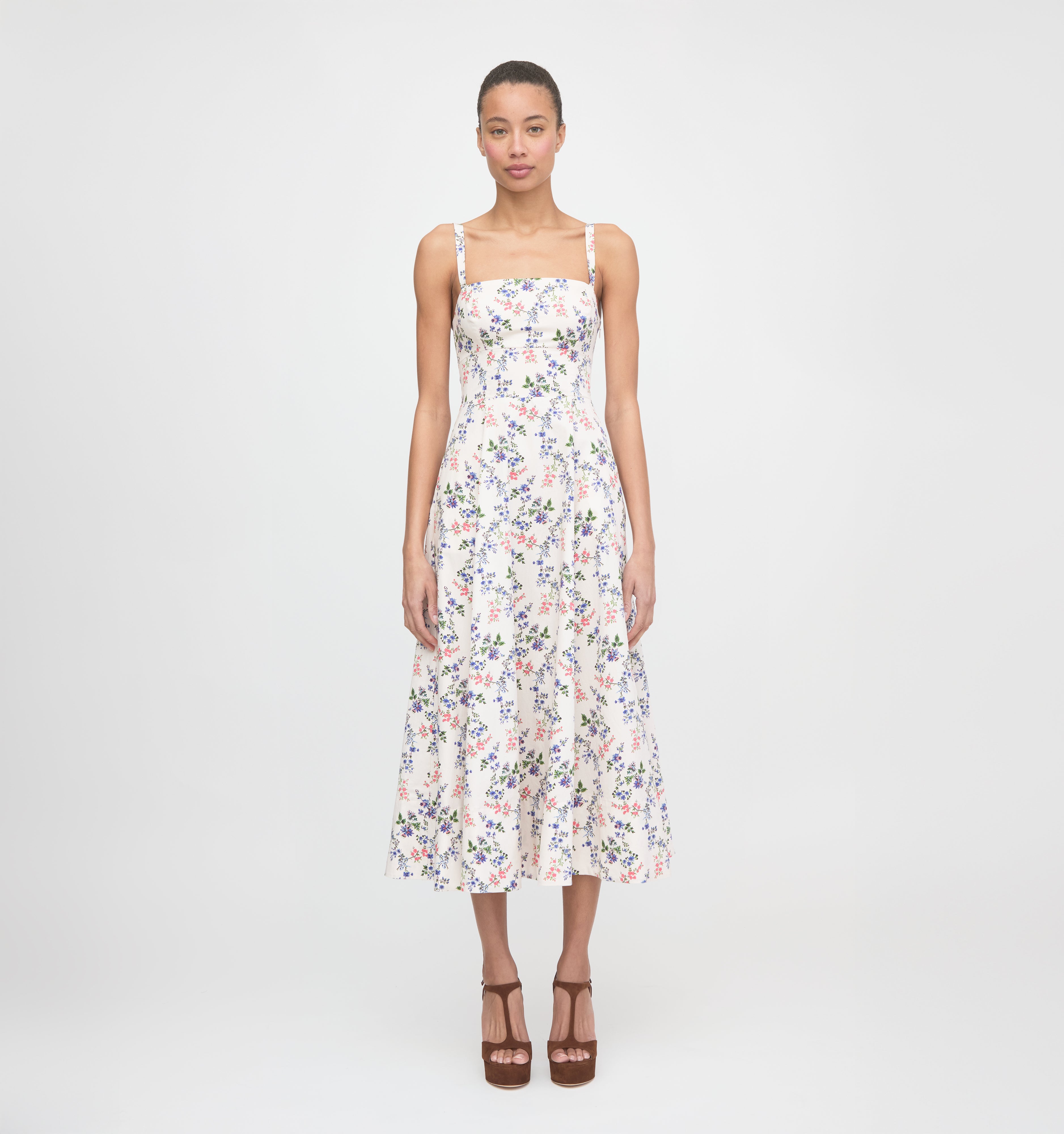 The Margot Dress - Pink Scallop Bow Chintz – Hill House Home