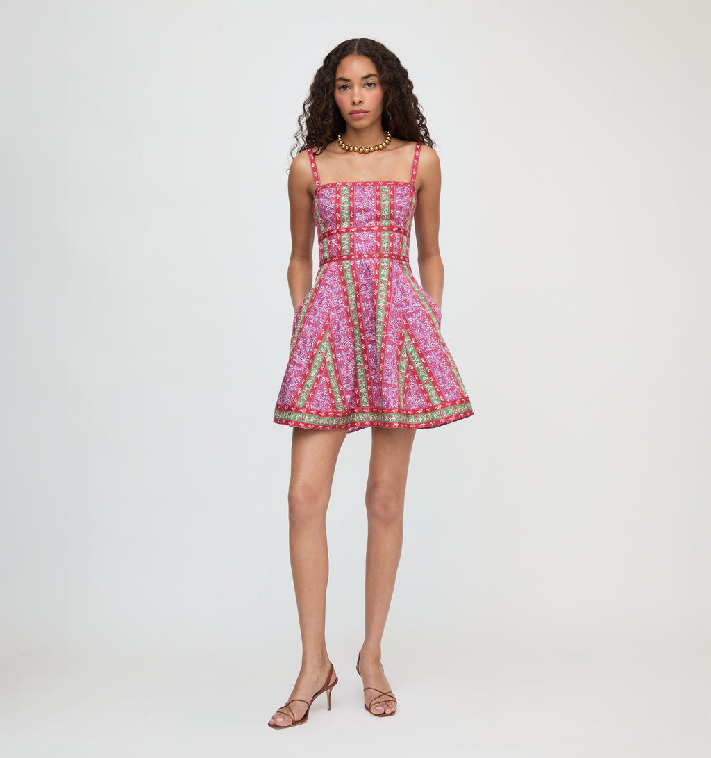 hill house margot dress blue floral block stripe Home Women's The Mini - Sunset Etched size-womens-clothing_:32 Meet the Margot Dress Reshoot Sync Tag Jet Setter Hoodie Skort