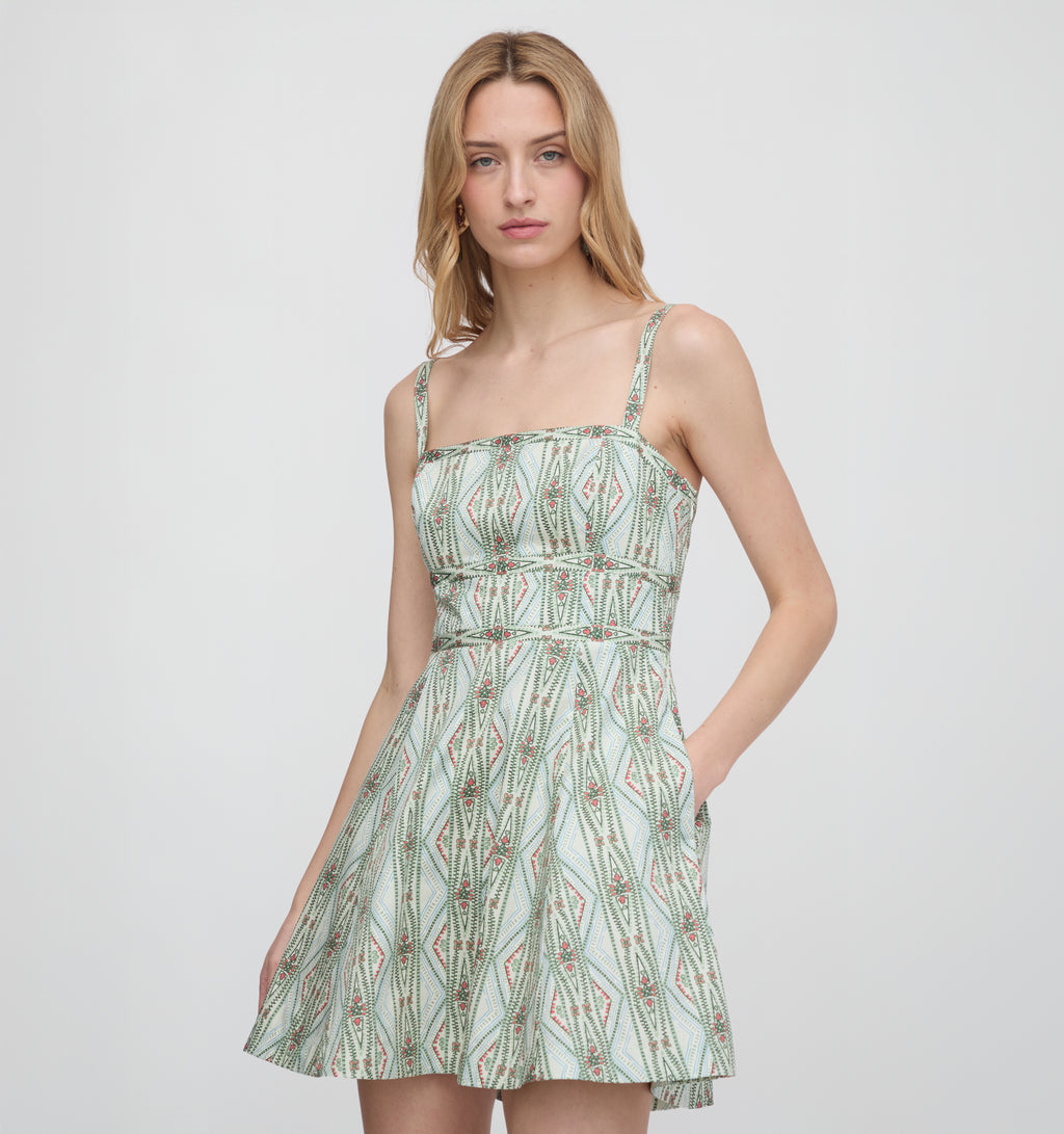 montsand margo mini dress The Margot | Sundial Stripe / XXL Atelier Size:38 cm / 15 in Check the size chart Sage Grove Button-Up Maxi
