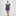 The Matilda Mini Dress - Navy Diamond Batik