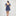 The Matilda Mini Dress - Navy Diamond Batik