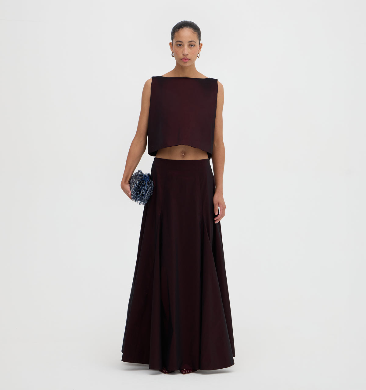 The Zae Skirt - Spiced Berry