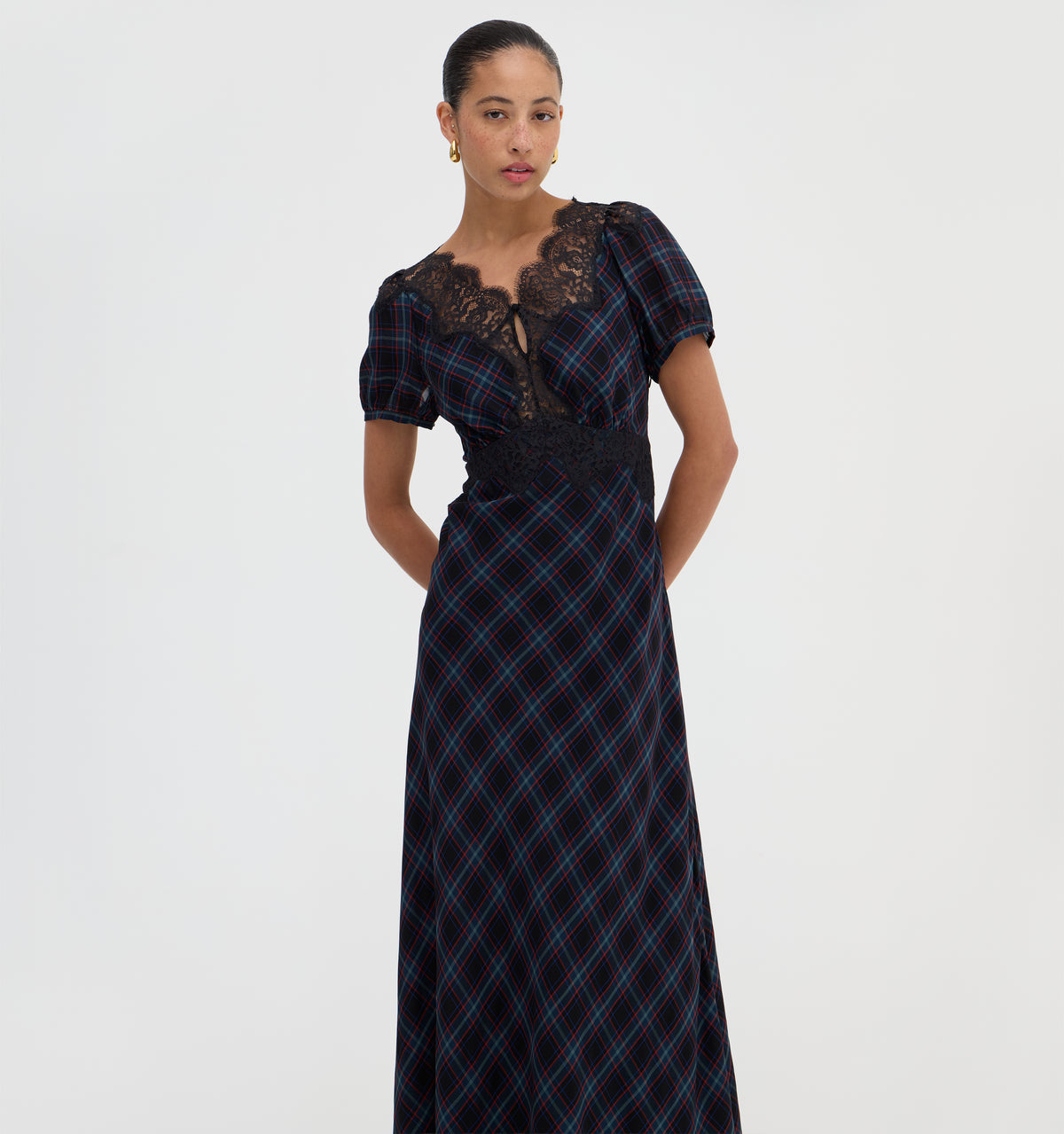 The Oakley Dress - Jewel Tartan