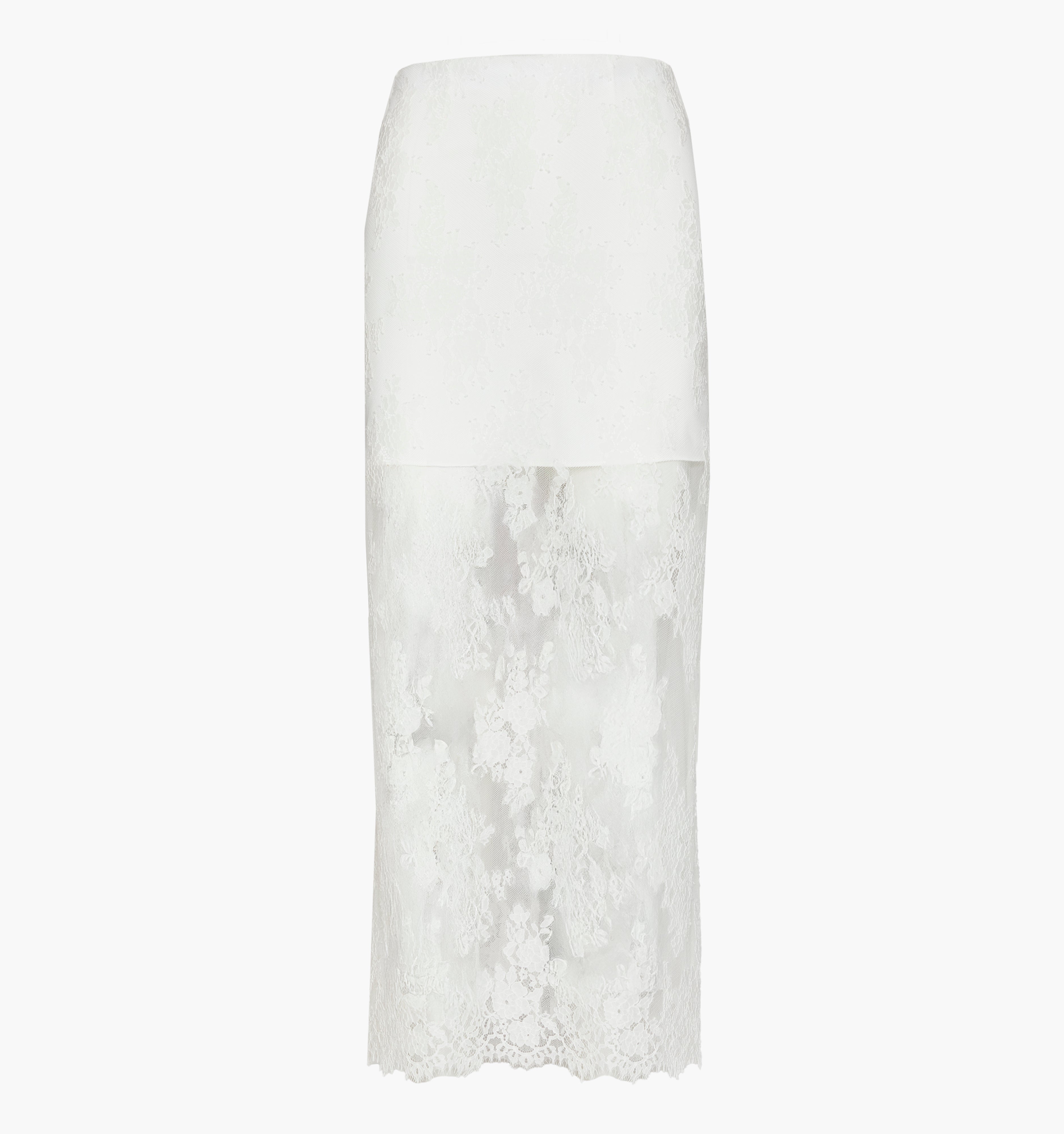 The Olympia Skirt - White Magnolia Lace – Hill House Home