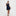 The Rio Dress - Twilight Flocked Brocade