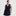 The Rio Dress - Twilight Flocked Brocade