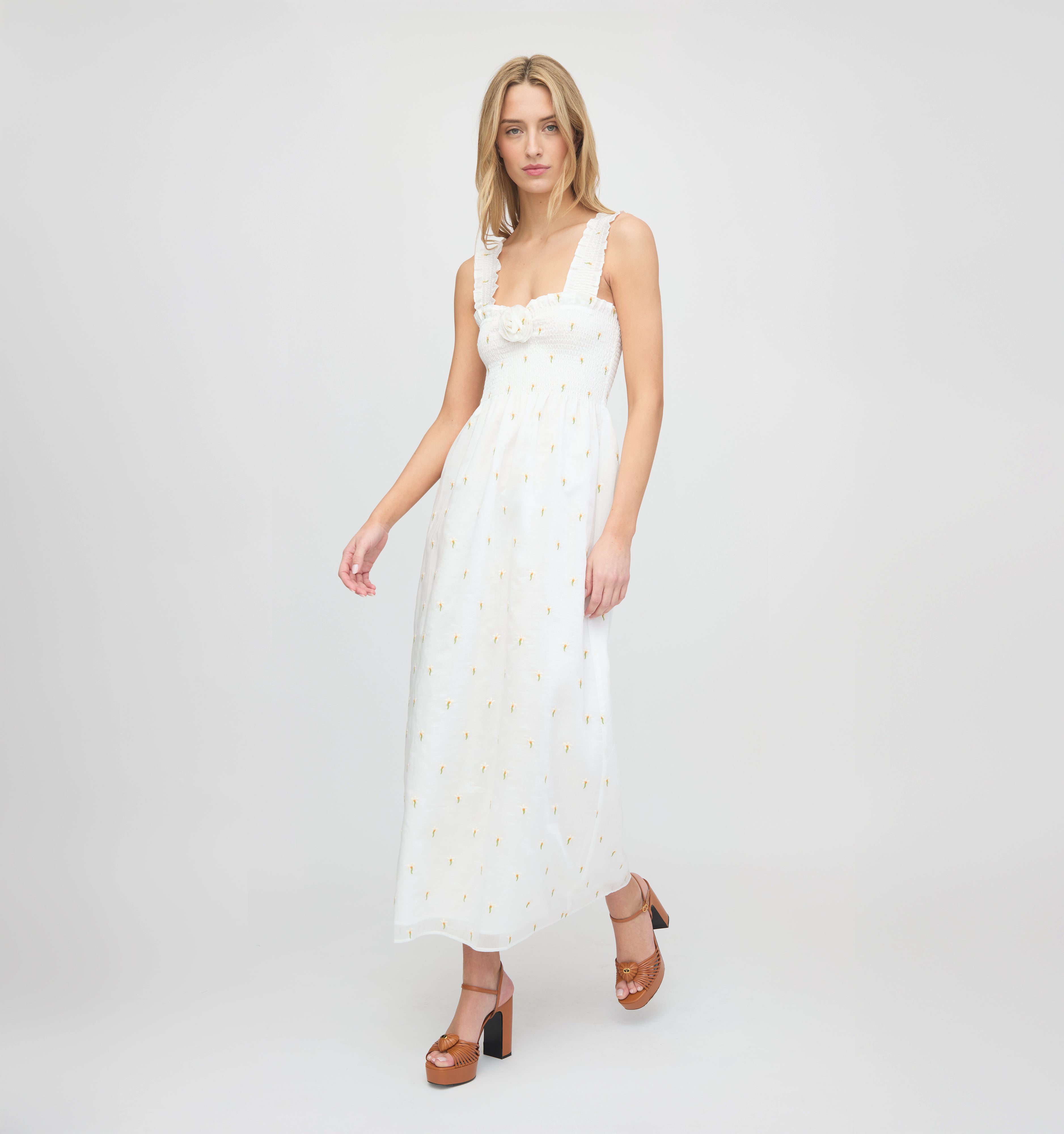 The Rosetta Nap Dress - Daisy Organza