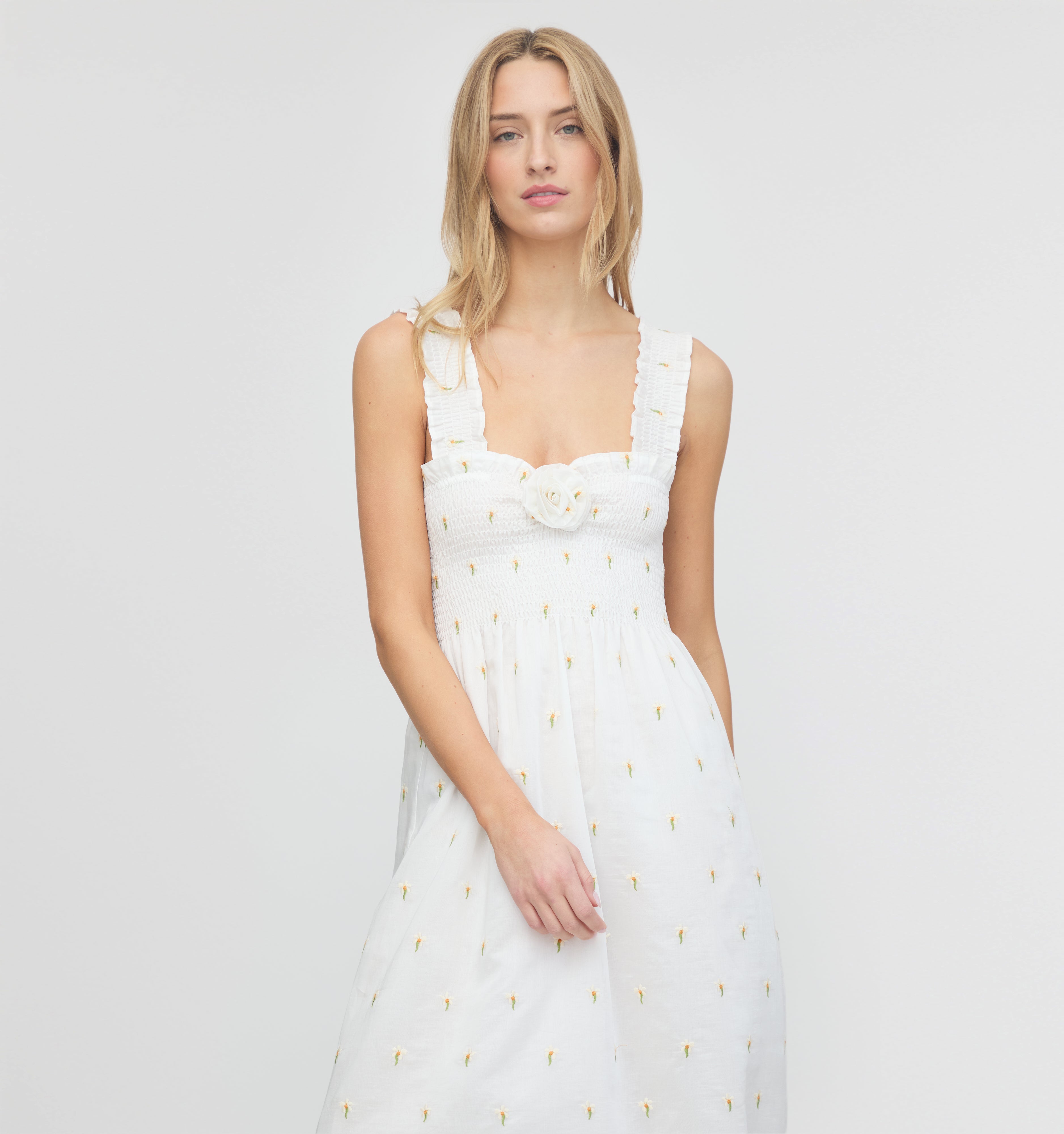 The Rosetta Nap Dress - Daisy Organza