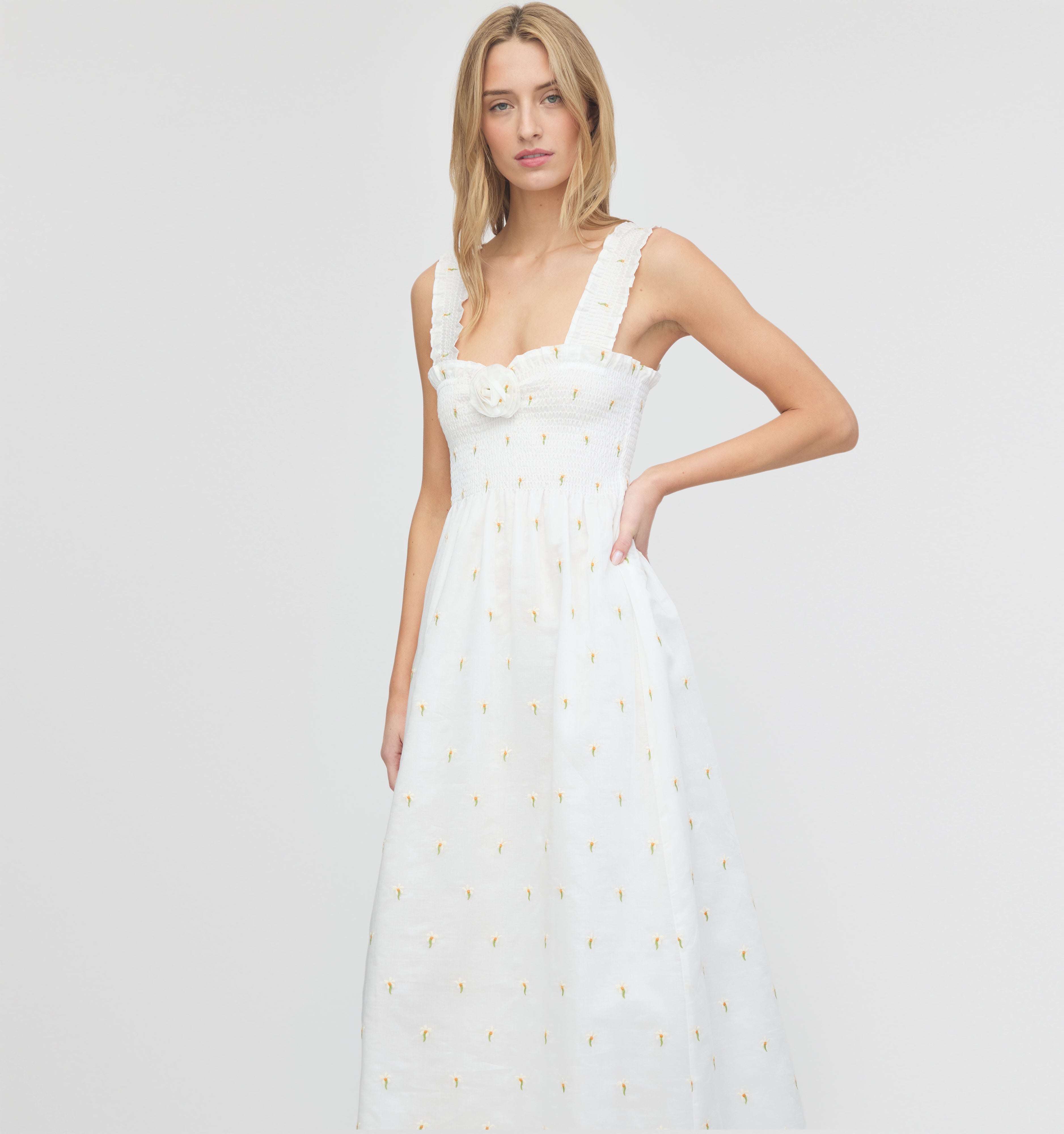 The Rosetta Nap Dress - Daisy Organza