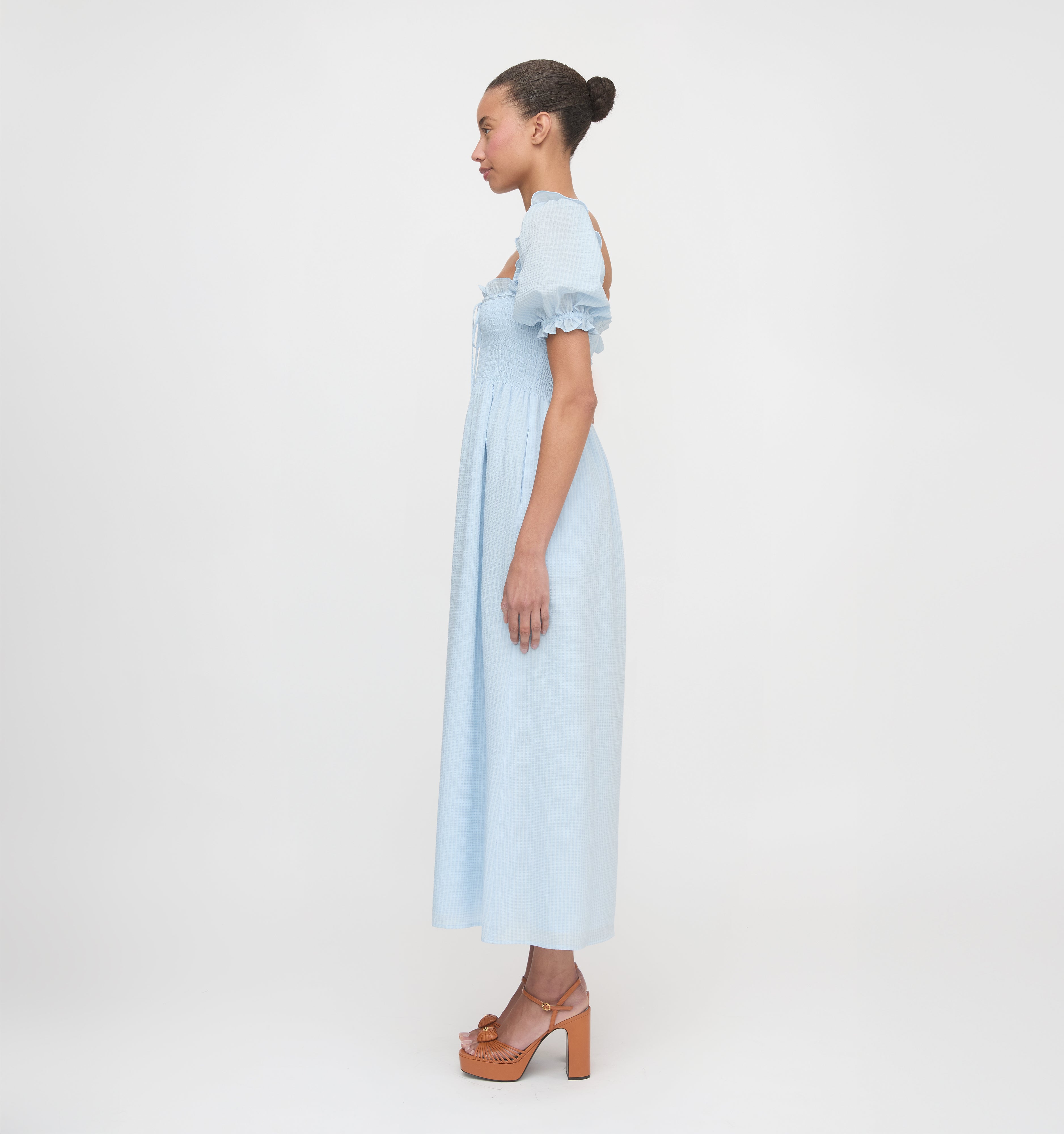 The Scarlett Nap Dress - Pale Blue – Hill House Home