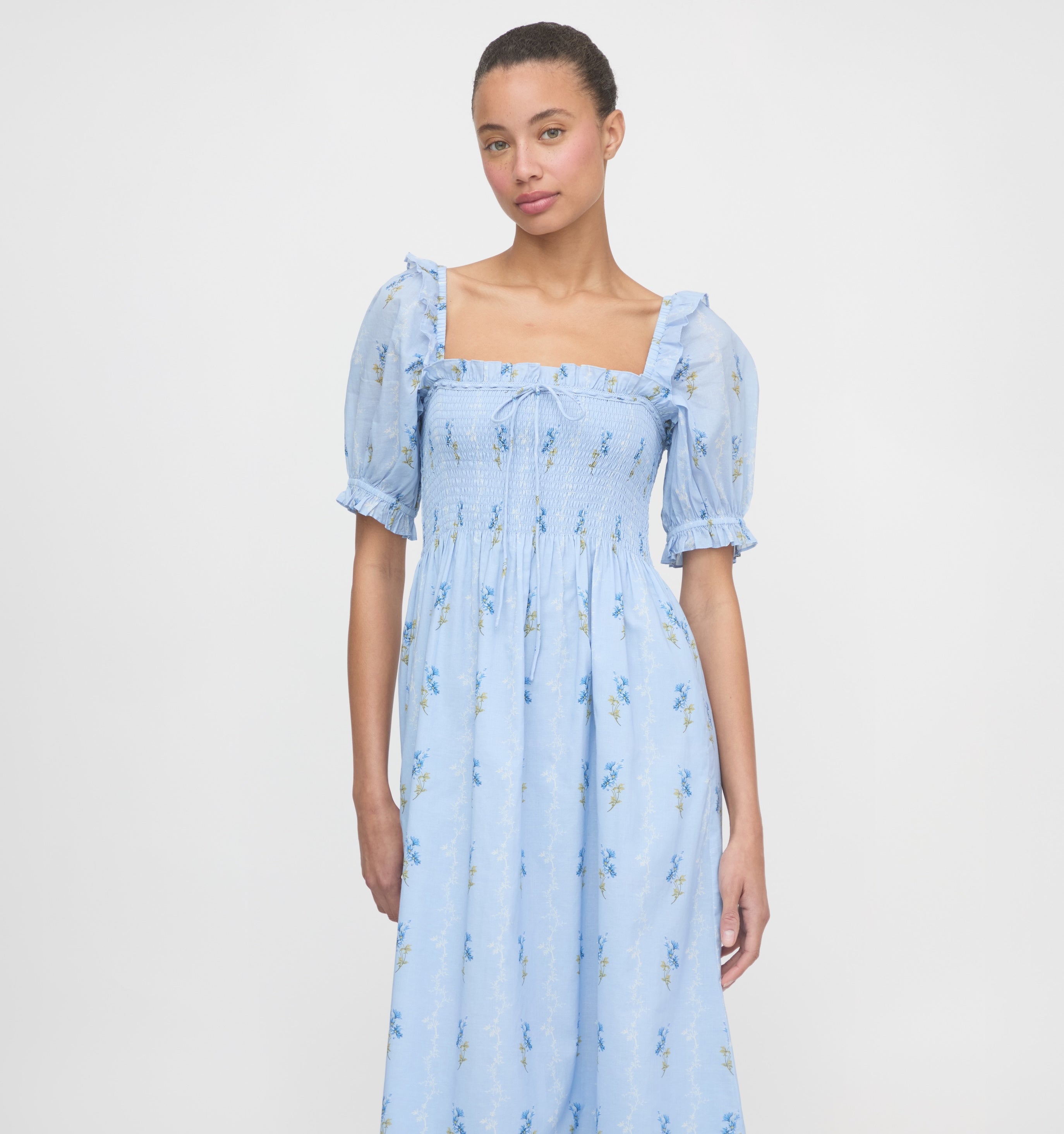 The Scarlett Nap Dress - Bluebell Waltz