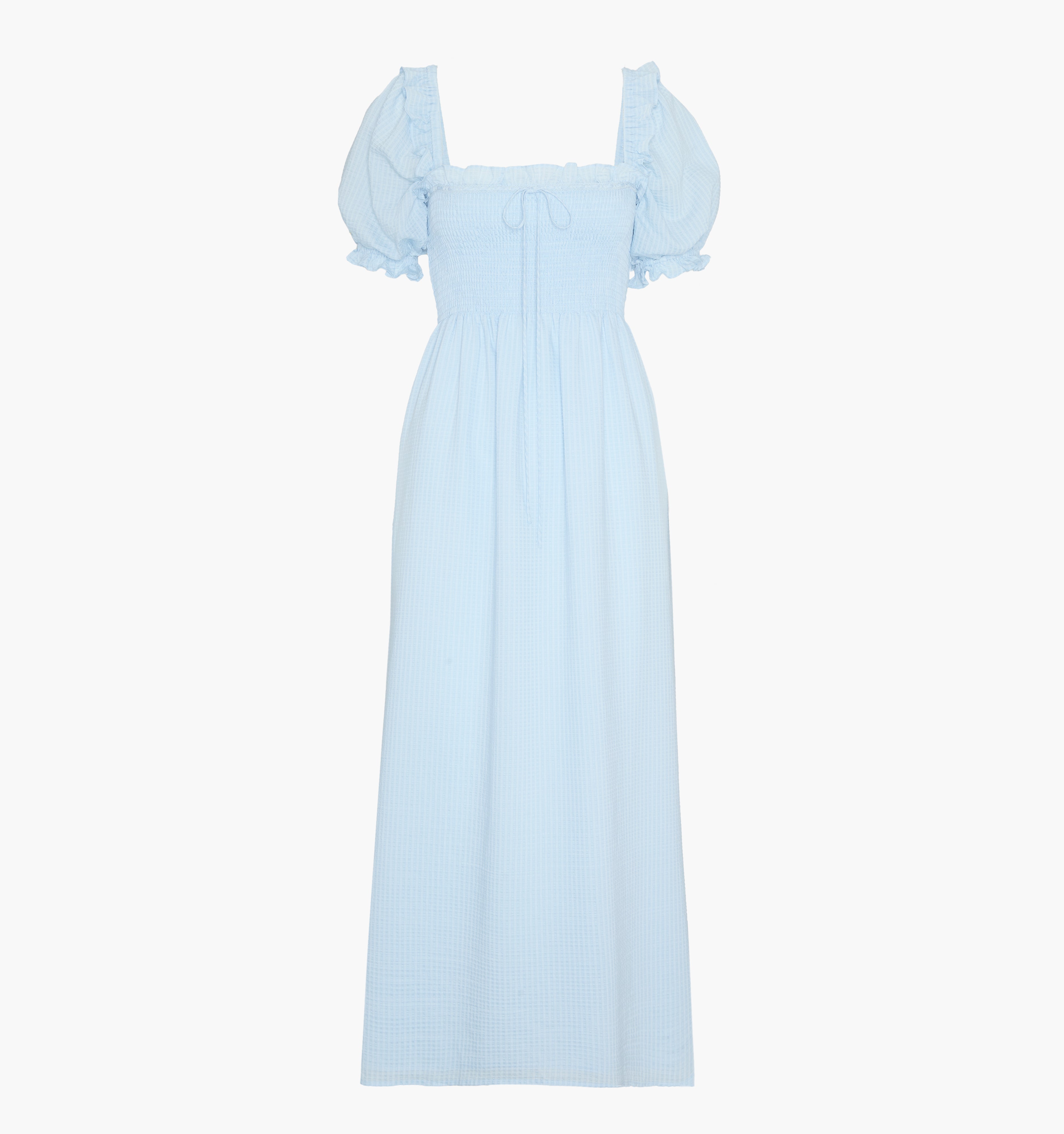 The Scarlett Nap Dress - Pale Blue