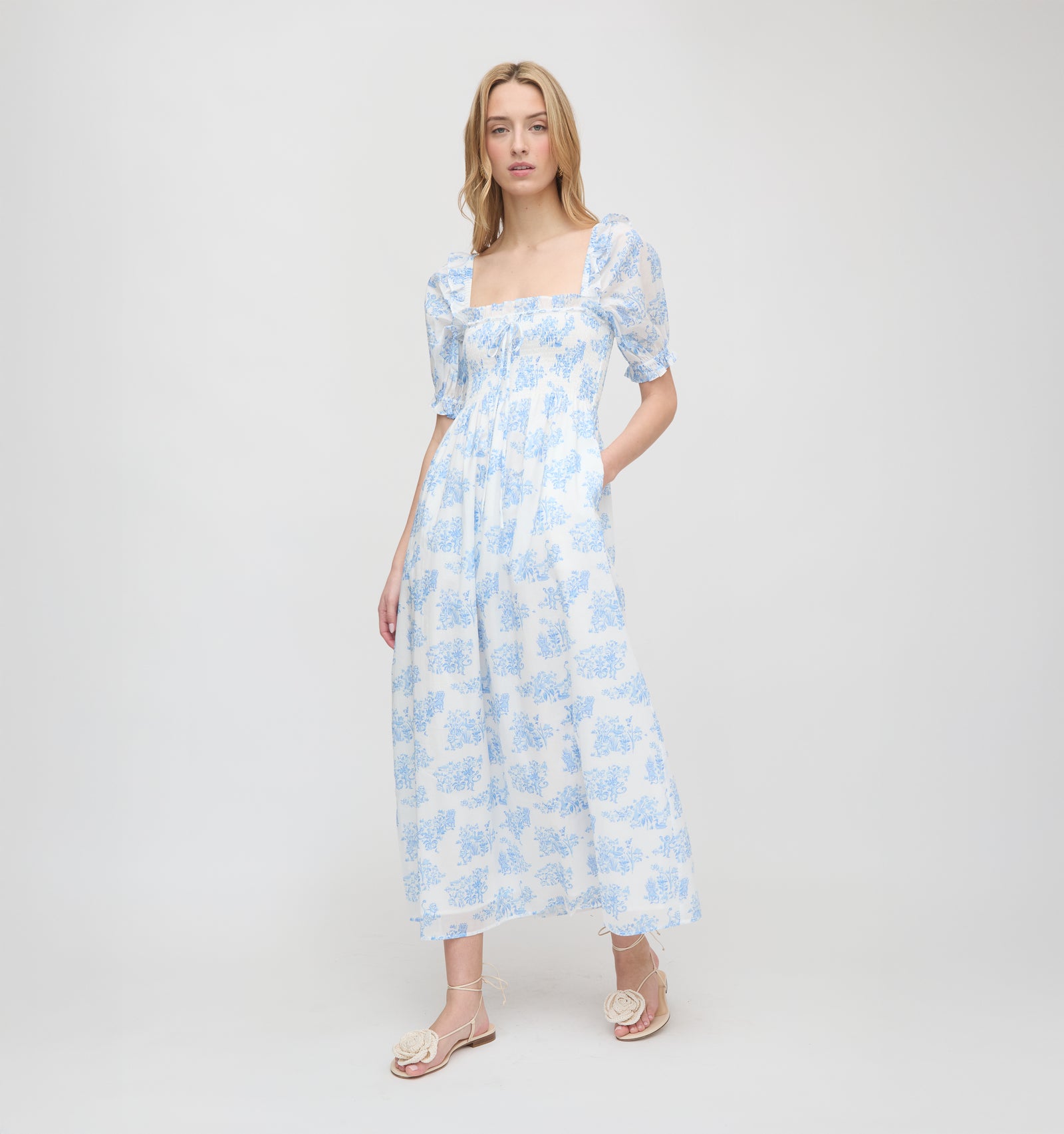 Roller Rabbit x Hill House Scarlett Midi Nap Dress