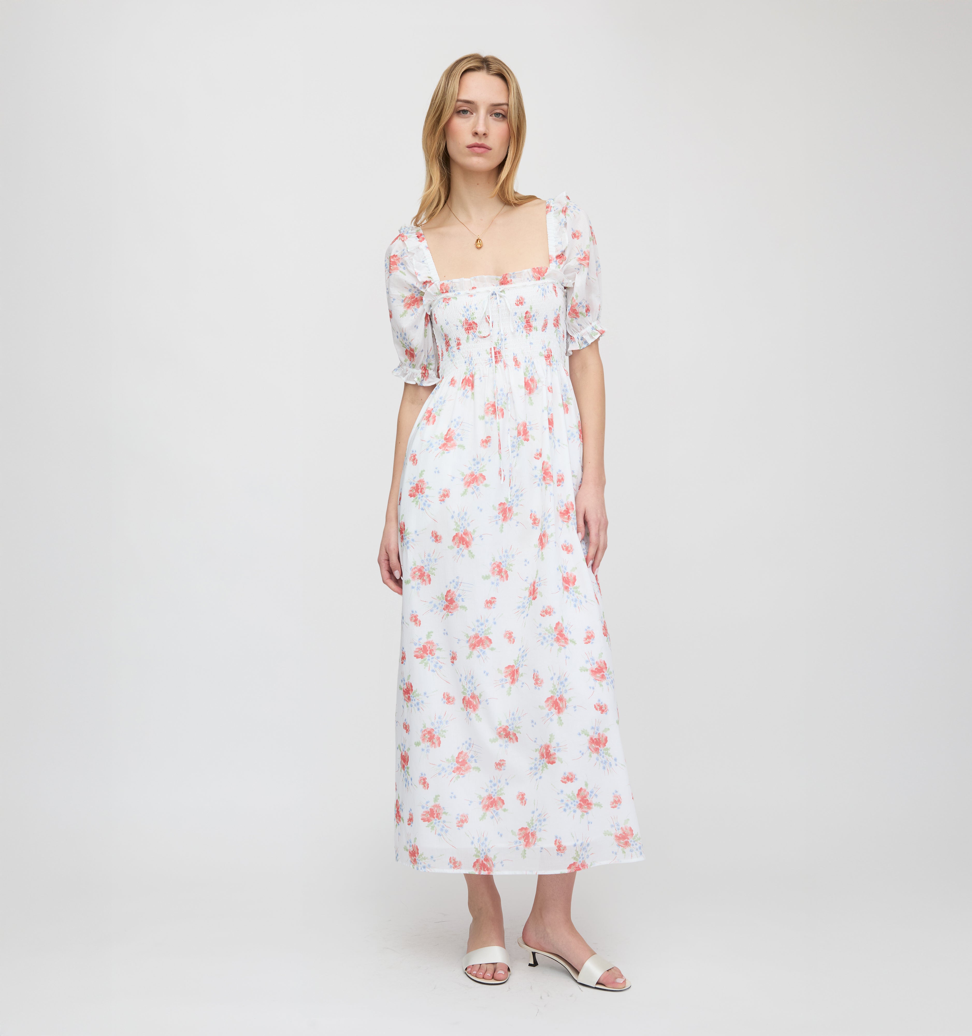 The Scarlett Nap Dress - Butter Yellow Tonal Seersucker – Hill