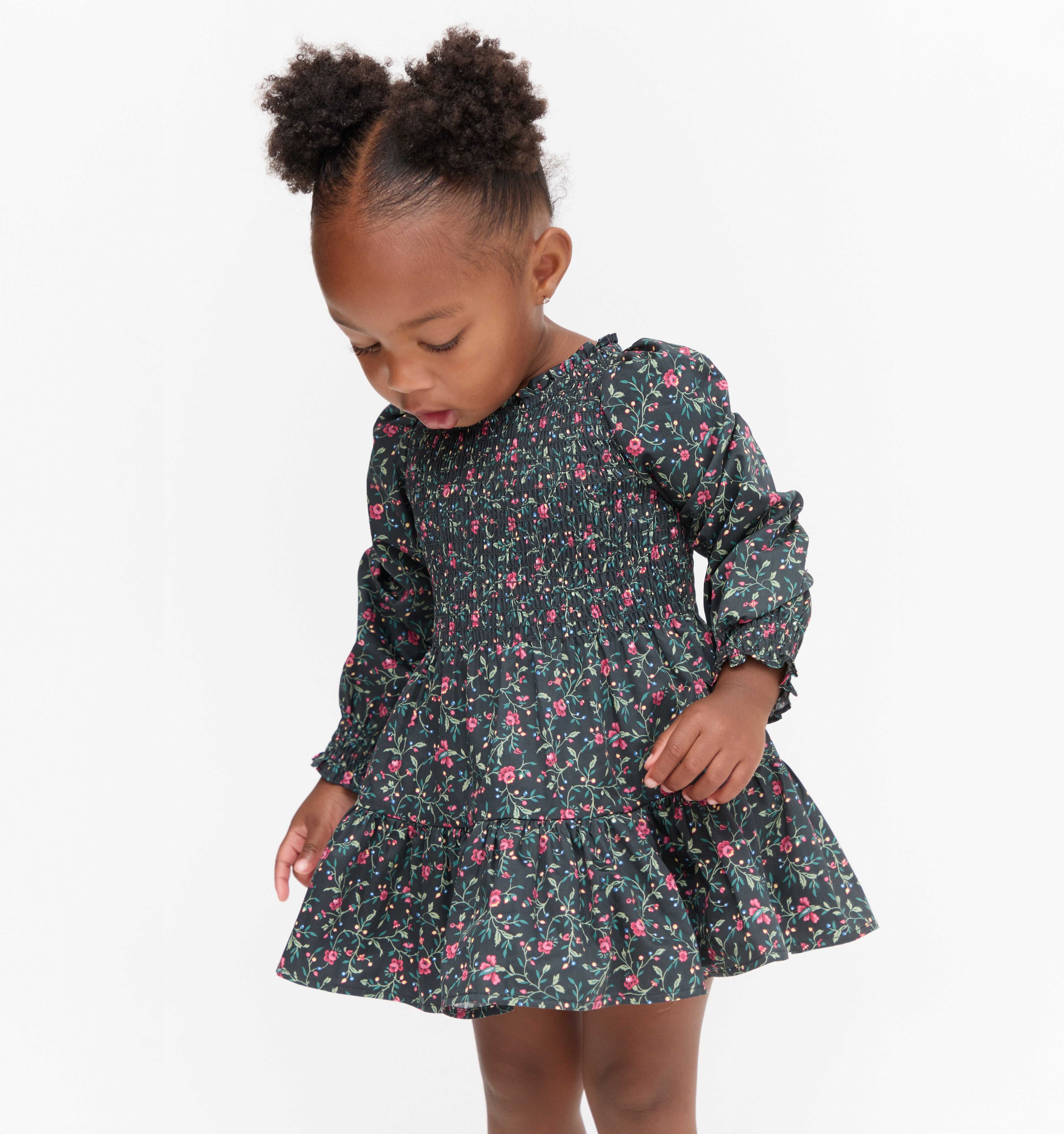 The Tiny Viviana Nap Dress in Florentine Ditsy Floral color: Florentine Ditsy