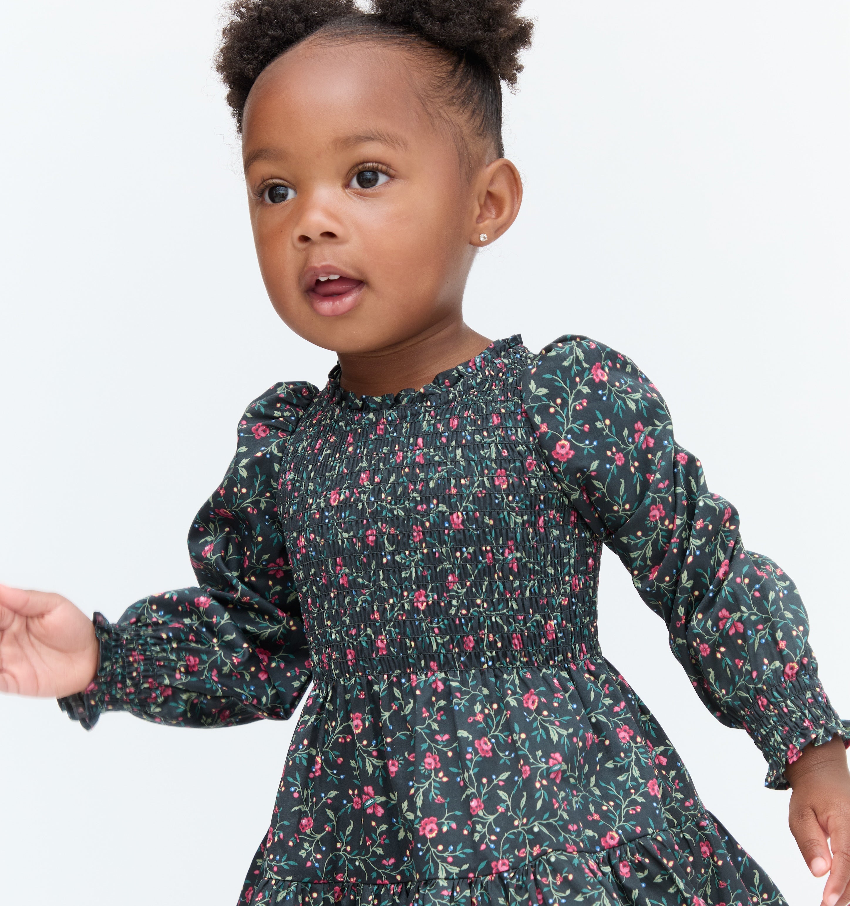 The Tiny Viviana Nap Dress in Florentine Ditsy Floral color: Florentine Ditsy