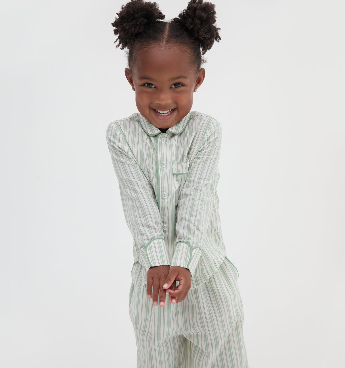 The Baby Quentin Set - Andrew Stripe, Green
