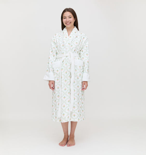 The Hotel Robe - Pastel Trellis – Hill House Home