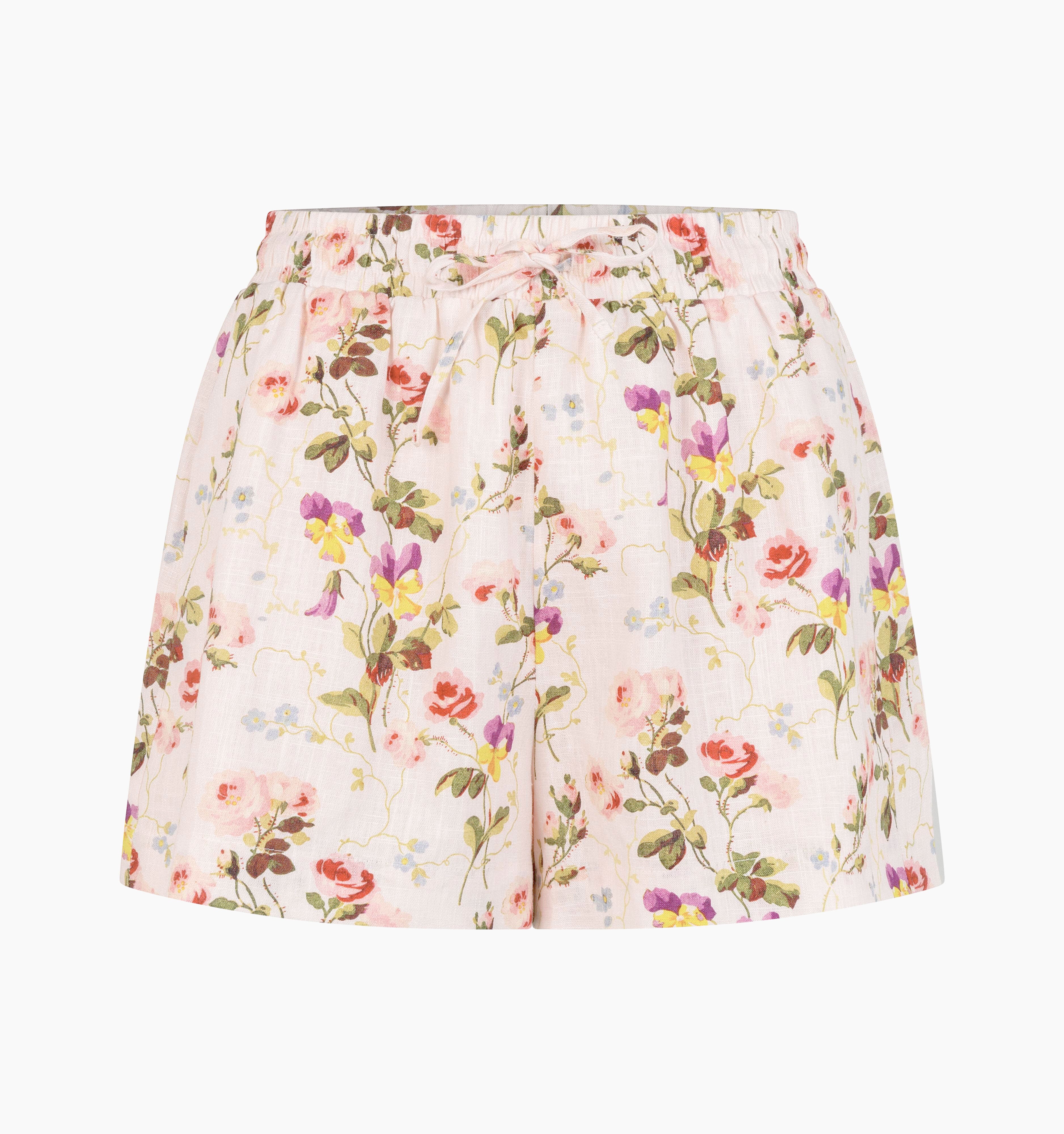 The Audrey Shorts - Pink Bluebonnet