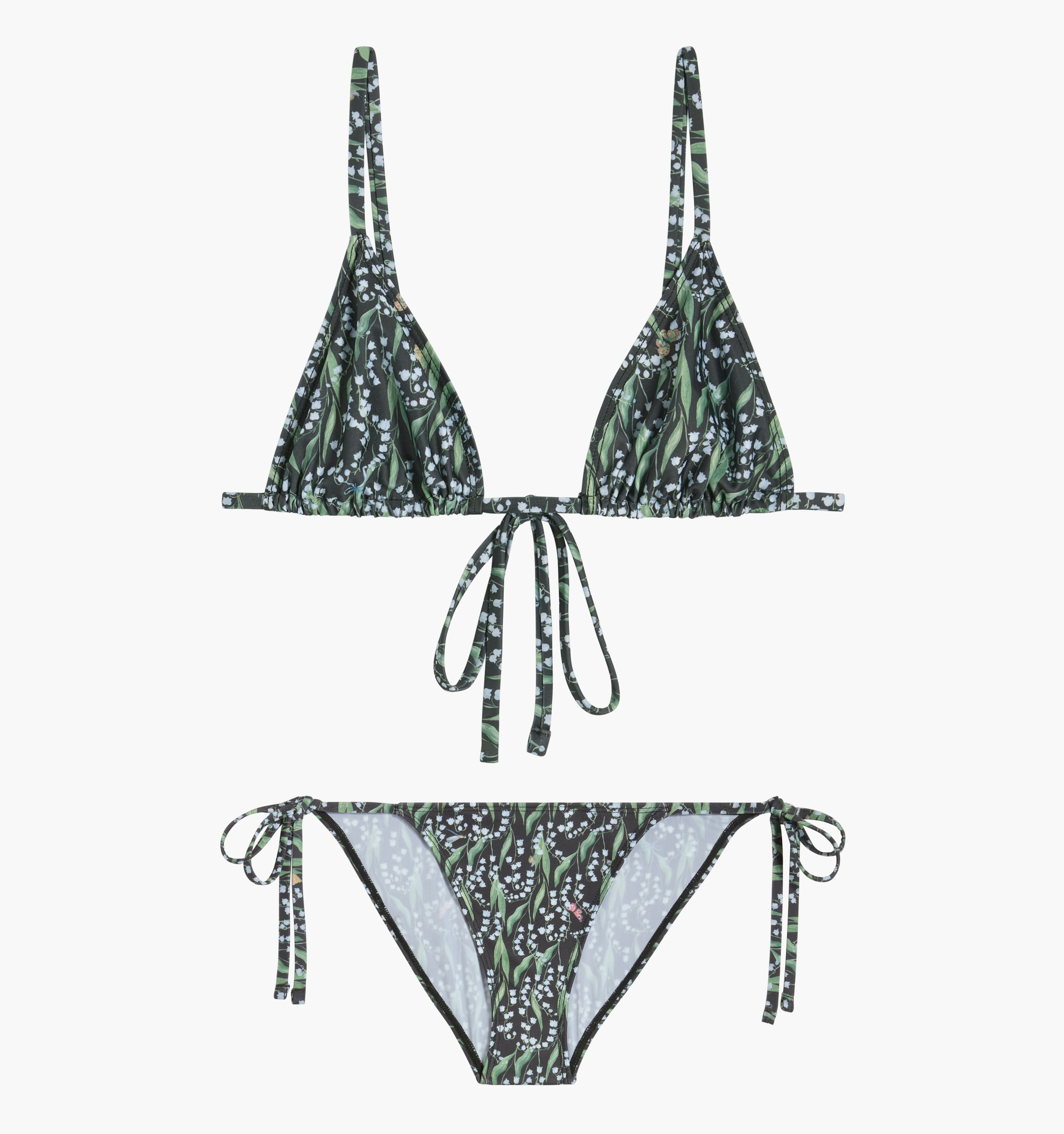 The Alessia Bikini - Black Lily of the Valley