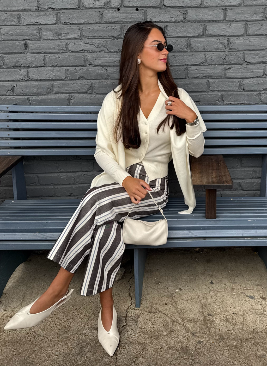 The Amal Cardigan - Antique White – Hill House Home
